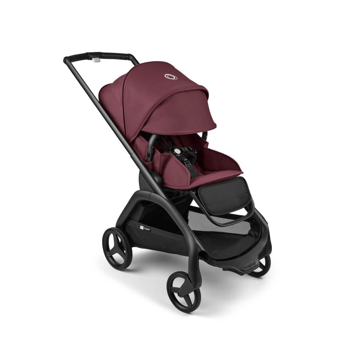 Bugaboo Dragonfly Ultimate Maxi-Cosi Pebble 360 Pro2 Travel System Bundle - Black/Dark Cherry