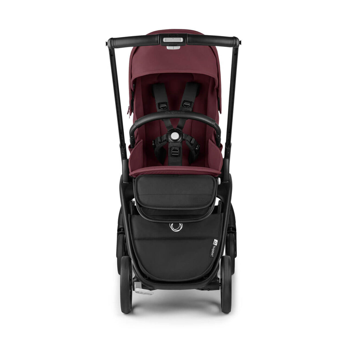 Bugaboo Dragonfly Travel System with Maxi-Cosi Cabriofix i-Size + Isofix Base - Black/Dark Cherry