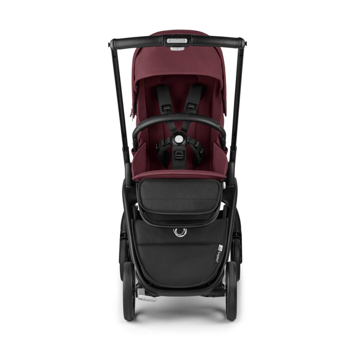 Bugaboo Dragonfly Ultimate Maxi-Cosi Pebble 360 Pro2 Travel System Bundle - Black/Dark Cherry