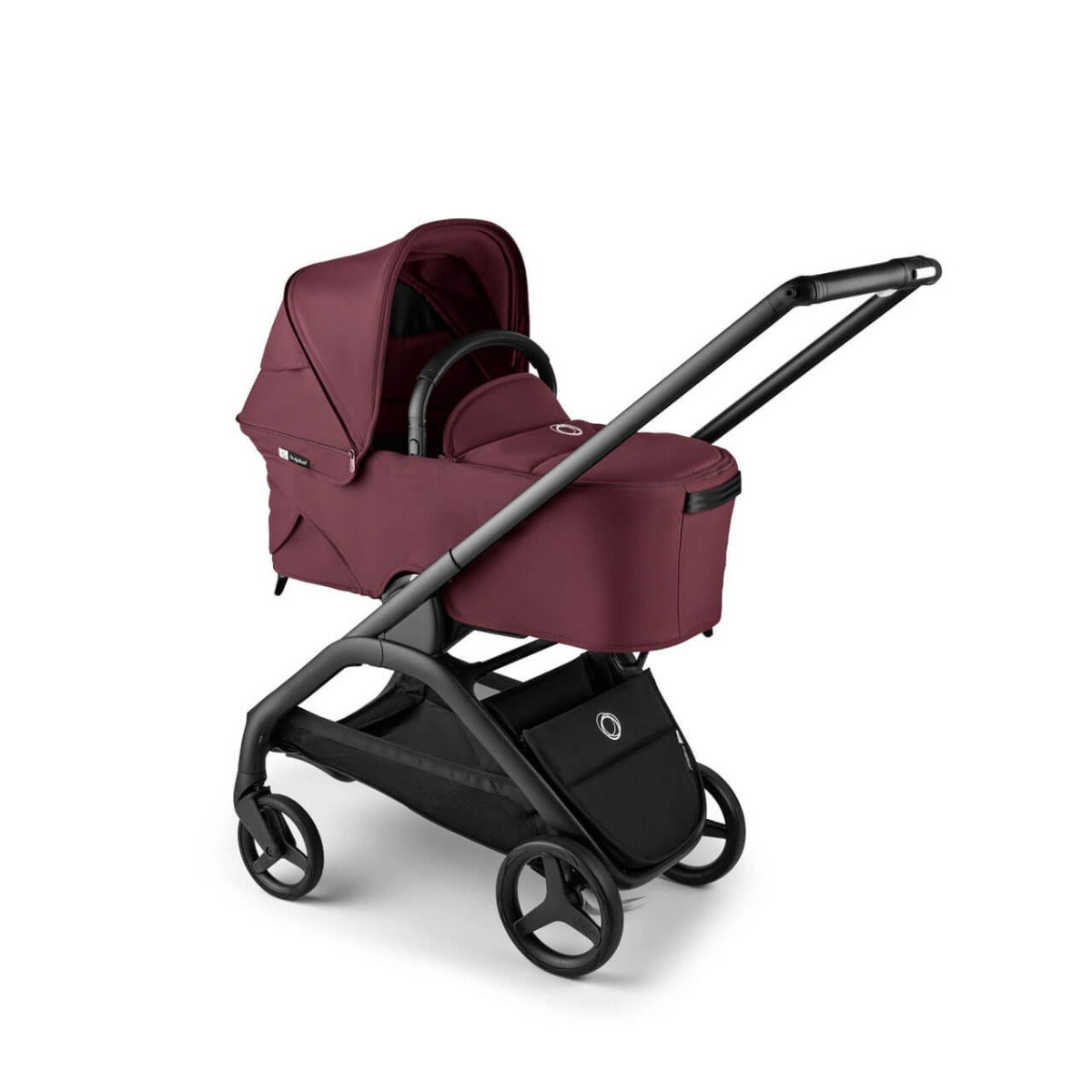 Bugaboo Dragonfly Essential Bundle - Black/Dark Cherry