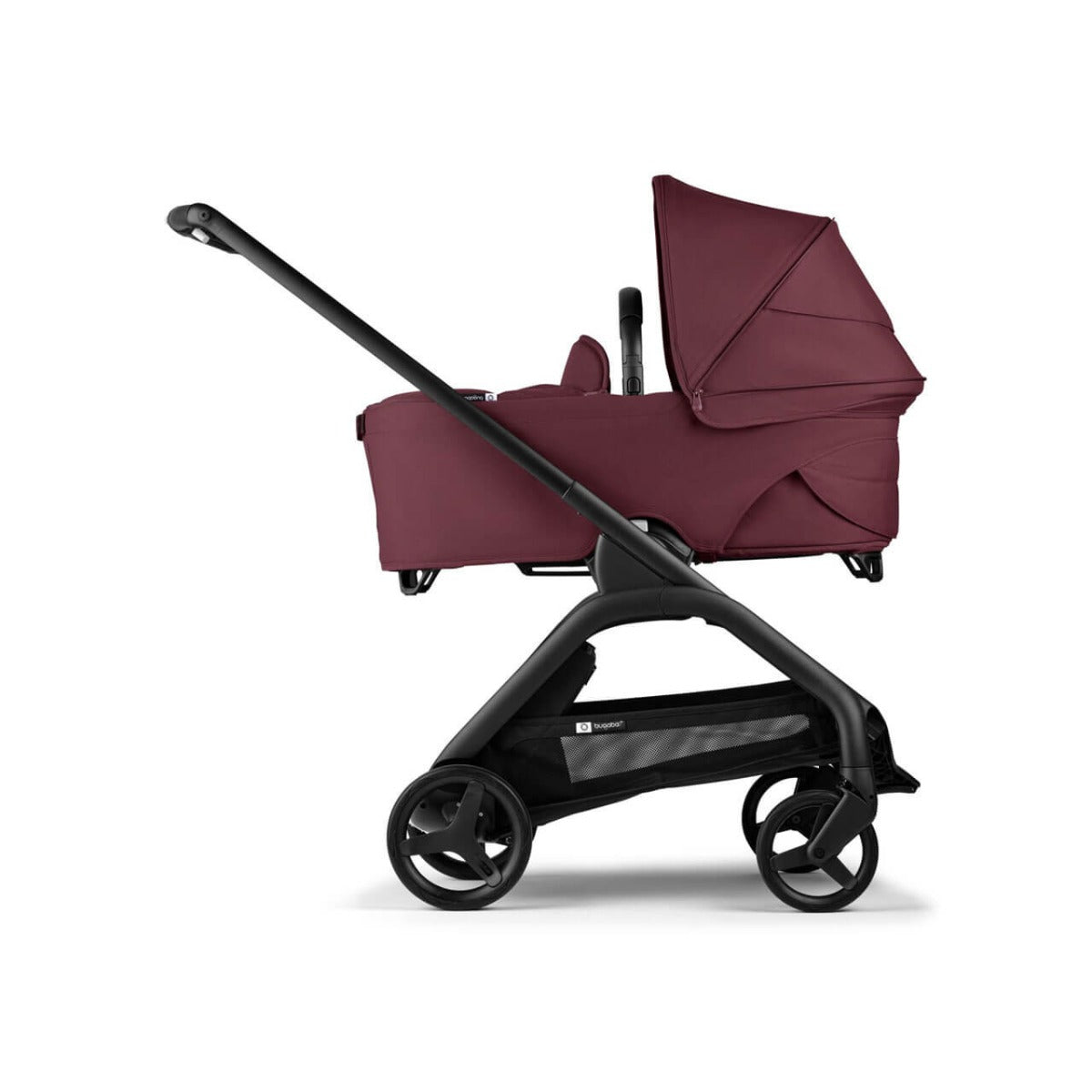 Bugaboo Dragonfly Essential Bundle - Black/Dark Cherry