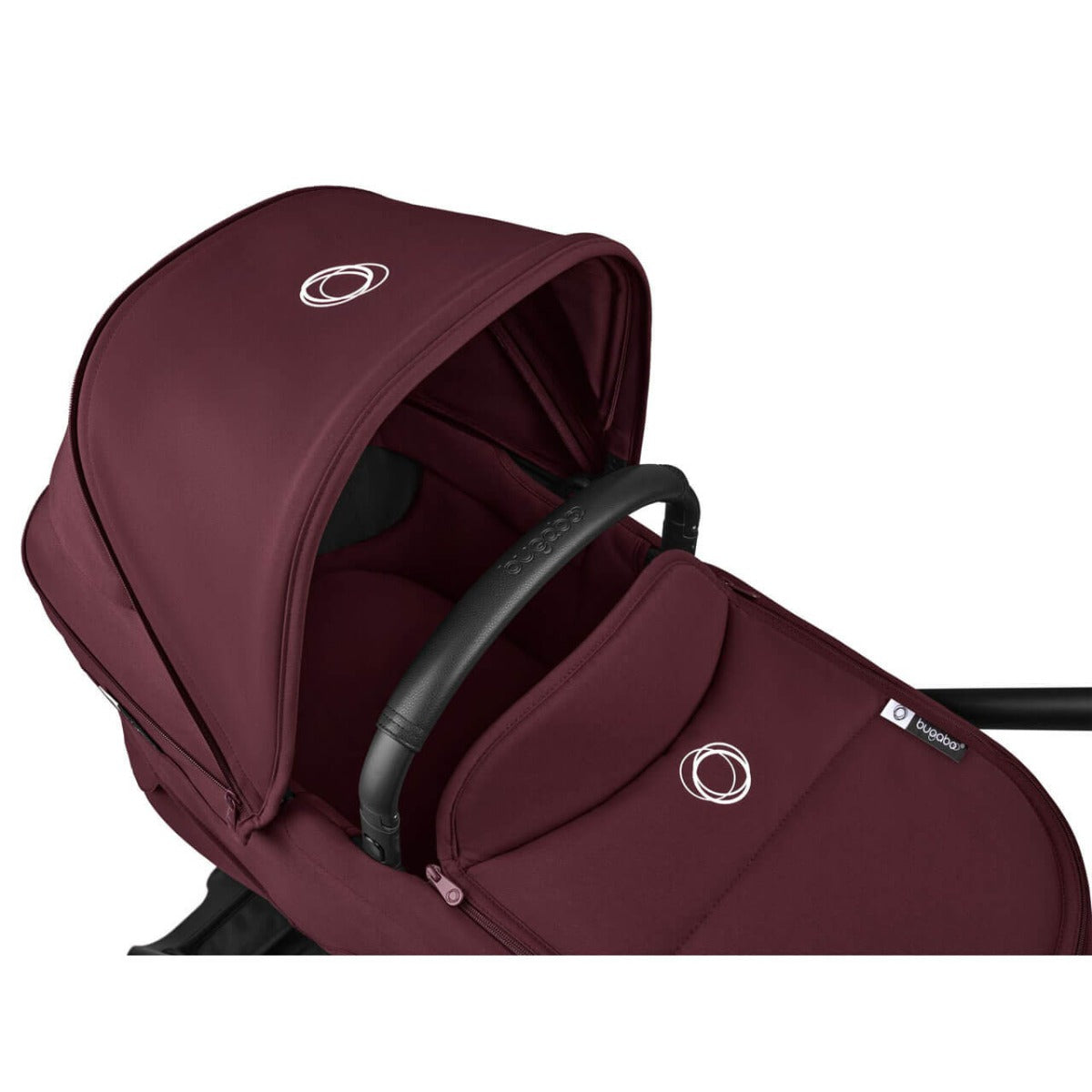 Bugaboo Dragonfly Ultimate Otter 360 Travel System Bundle - Black/Dark Cherry