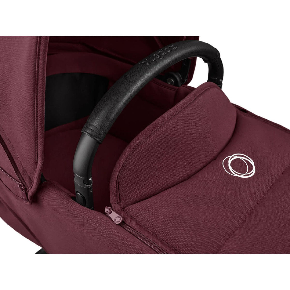 Bugaboo Dragonfly Essential Bundle - Black/Dark Cherry