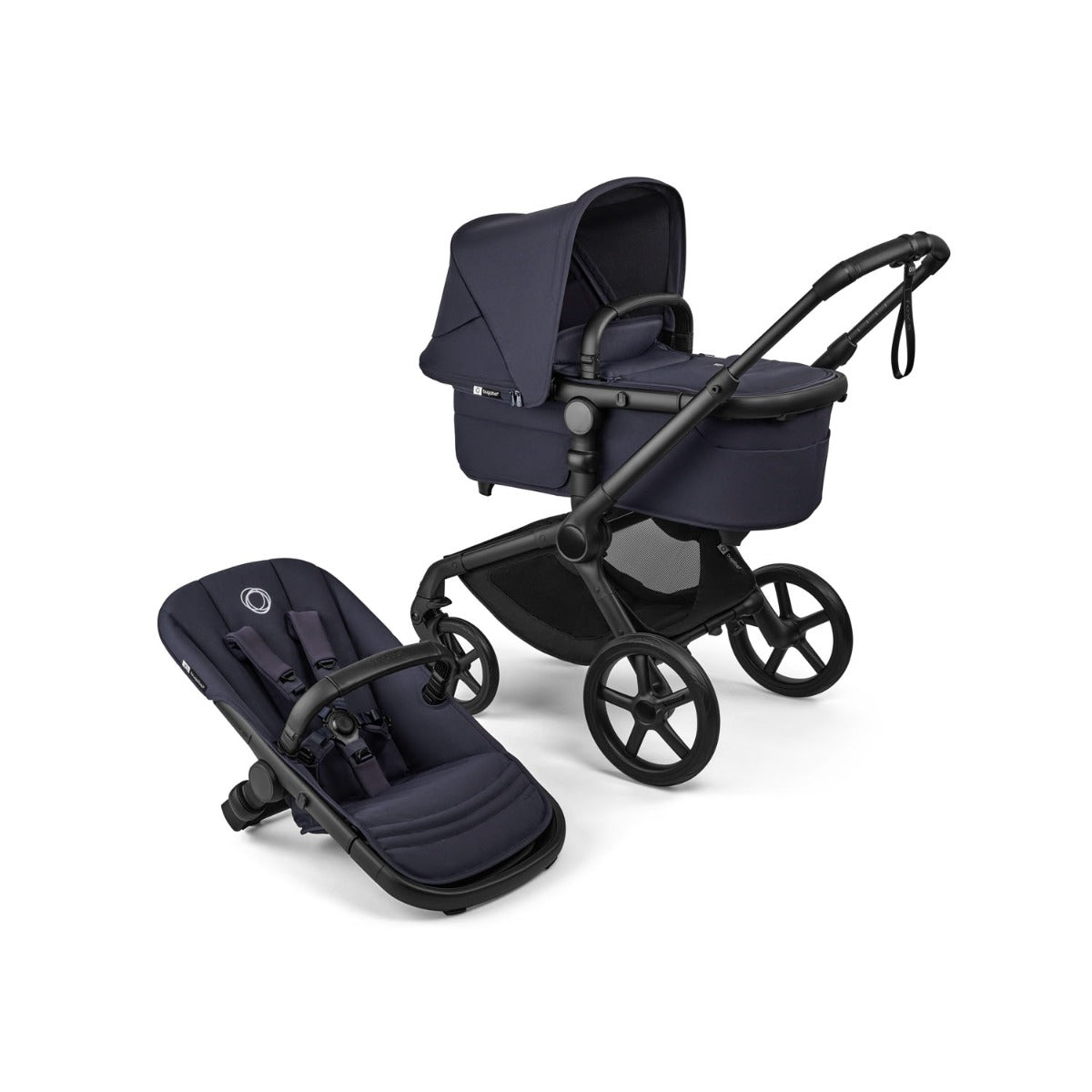 Bugaboo Fox 5 Renew Ultimate Cybex Cloud T Travel System Bundle - Deep Indigo