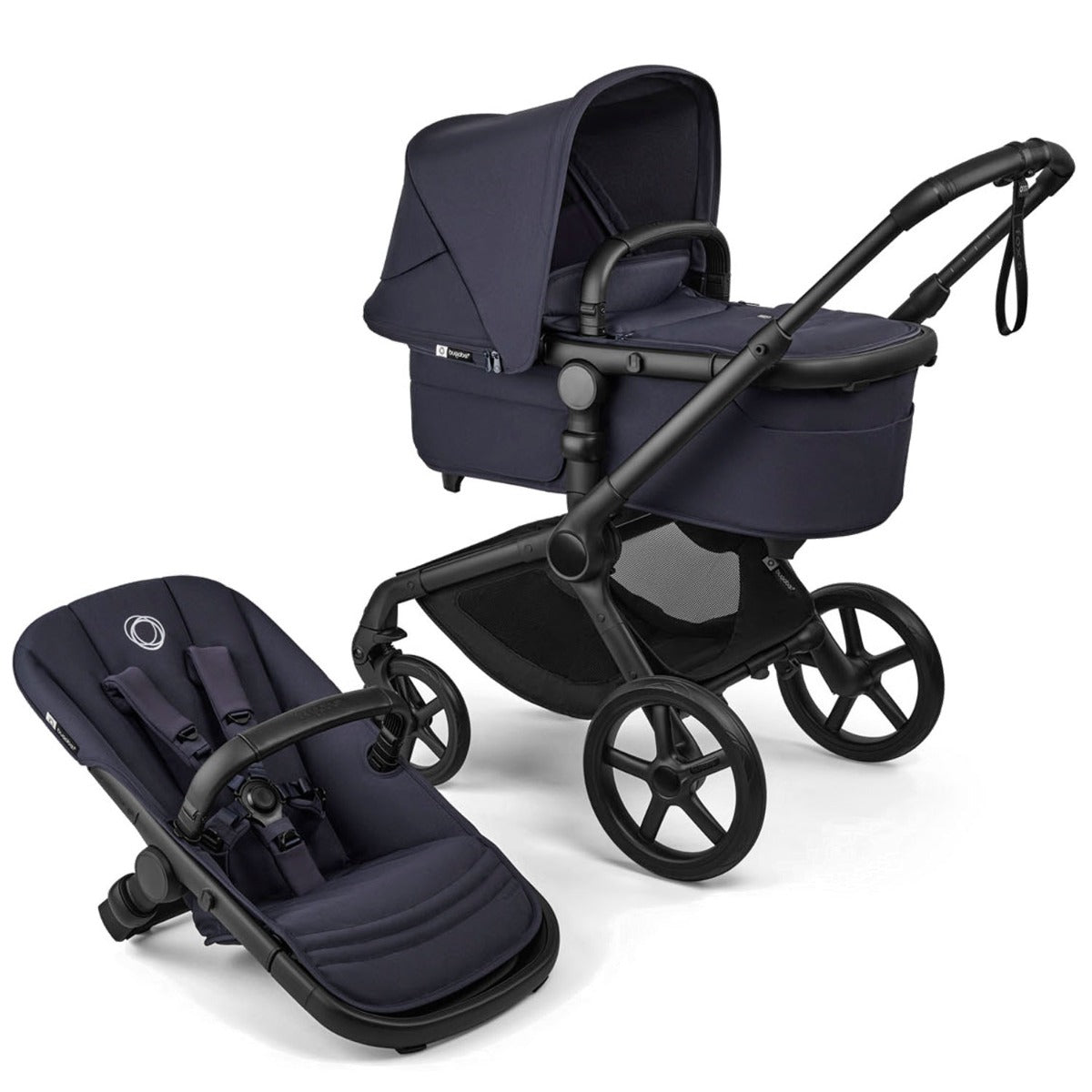 Bugaboo Fox 5 Renew Ultimate Turtle Air 360 Travel System Bundle - Deep Indigo