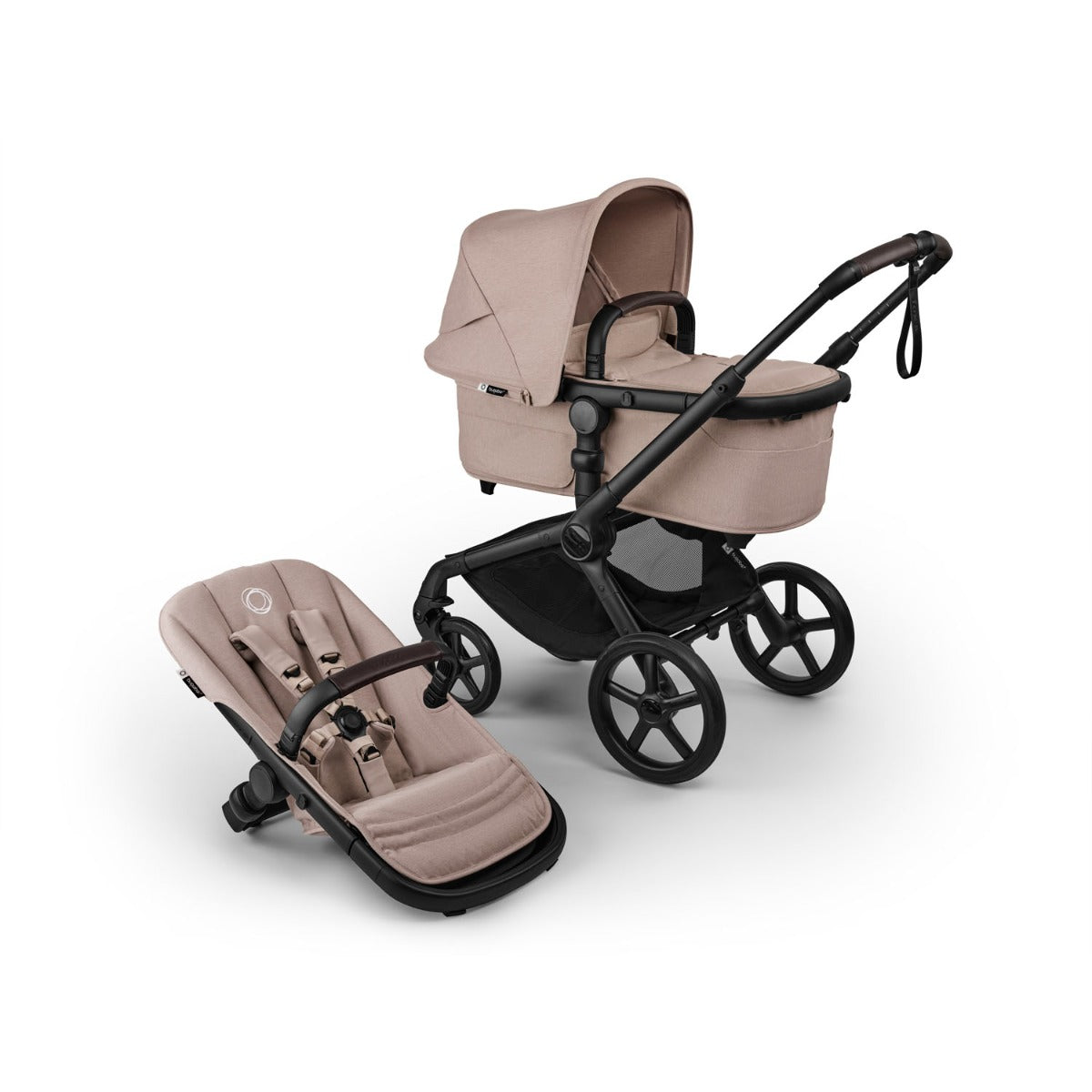 Bugaboo Fox 5 Renew Essential Pushchair Bundle - Desert Taupe Melange