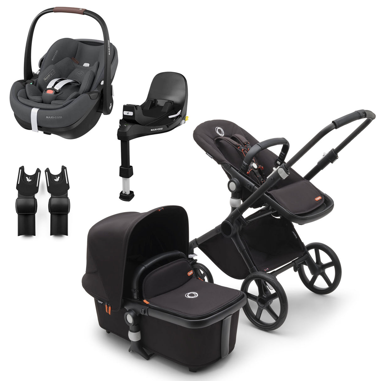 Bugaboo Fox Cub with Maxi-Cosi Pebble 360 Pro2 & Familyfix 360 Pro Base