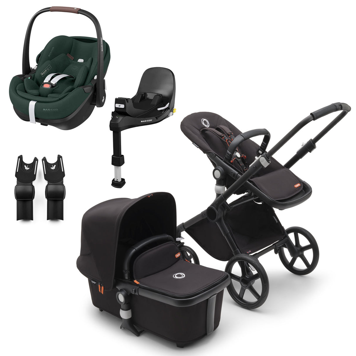 Bugaboo Fox Cub with Maxi-Cosi Pebble 360 Pro2 & Familyfix 360 Pro Base