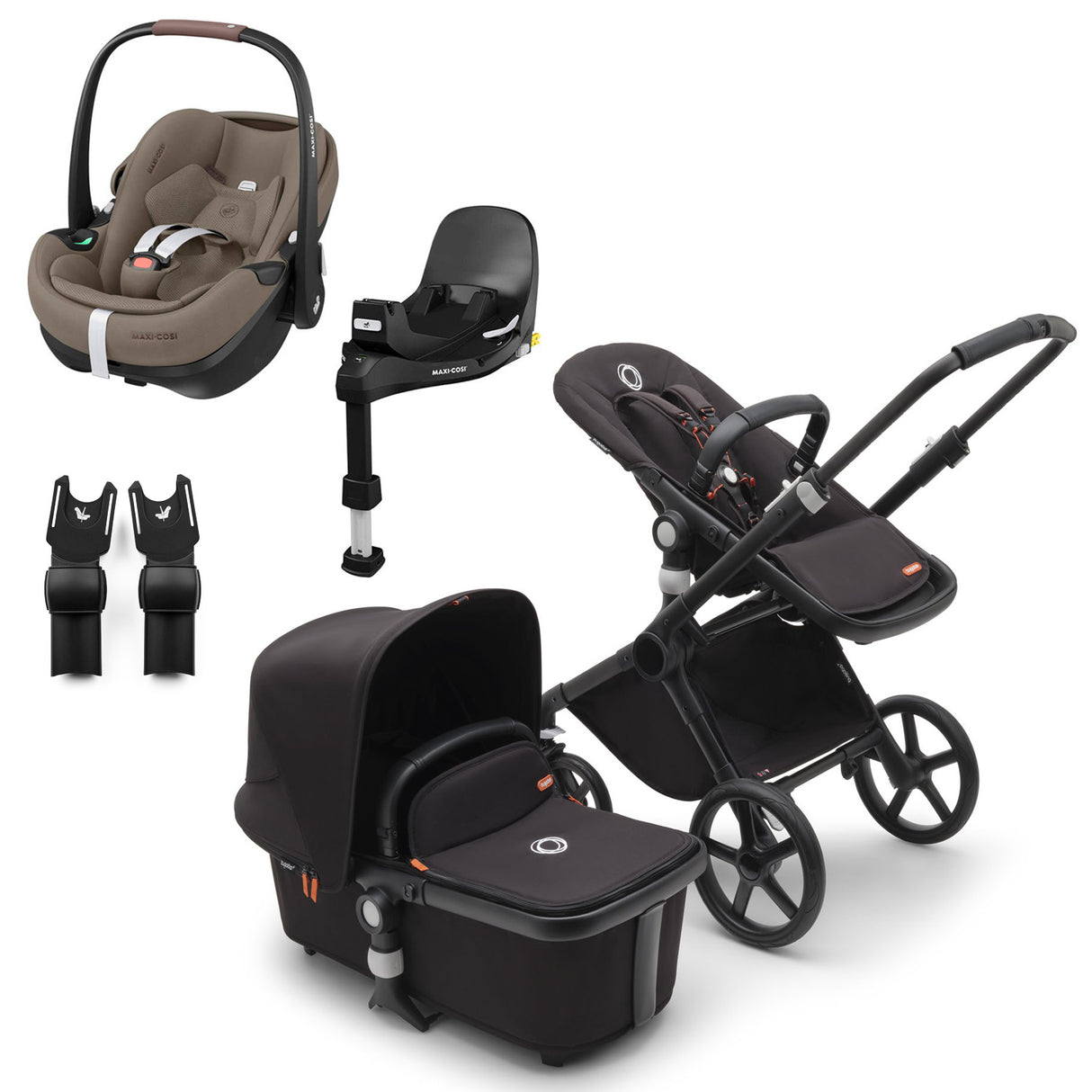 Bugaboo Fox Cub with Maxi-Cosi Pebble 360 Pro2 & Familyfix 360 Pro Base