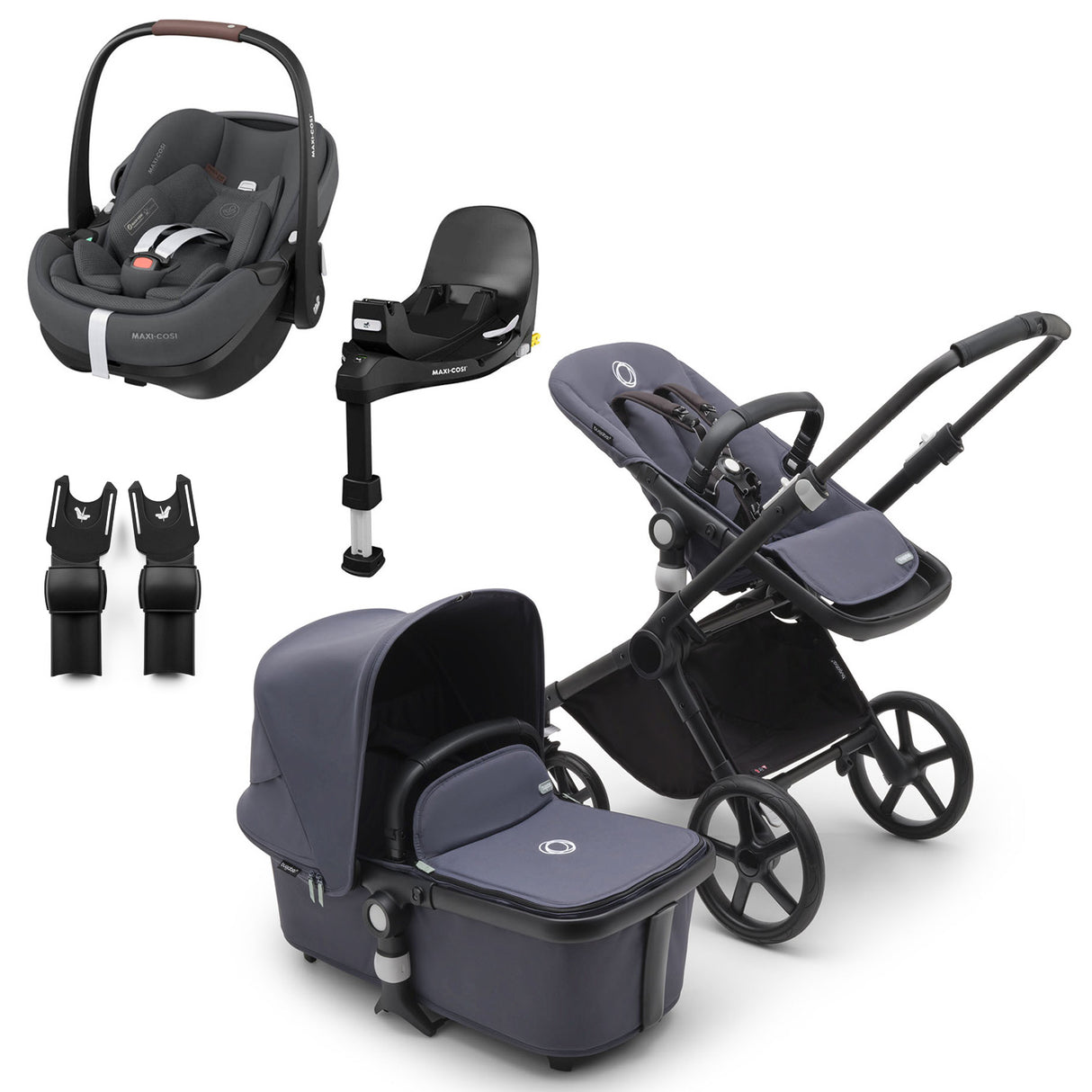 Bugaboo Fox Cub with Maxi-Cosi Pebble 360 Pro2 & Familyfix 360 Pro Base