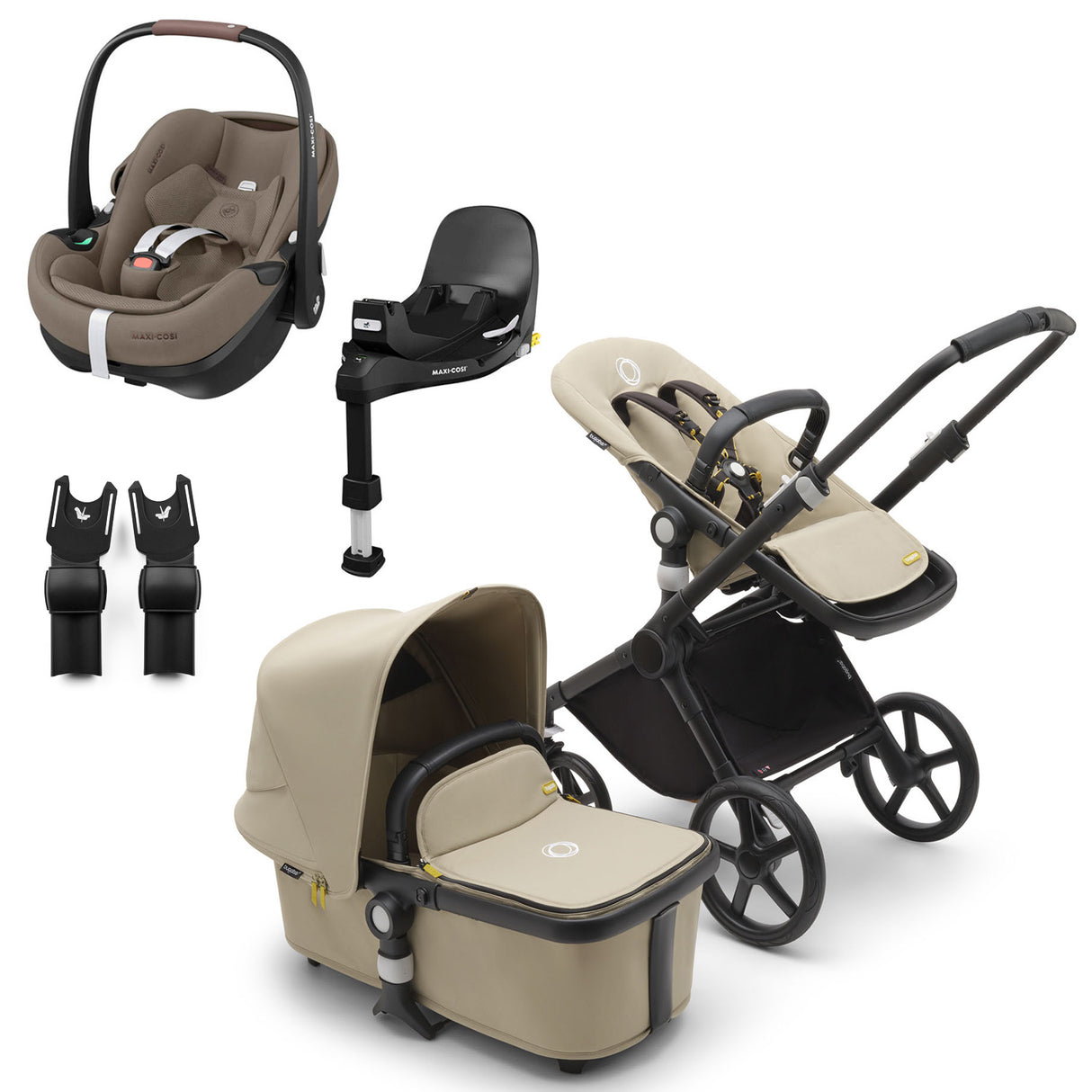 Bugaboo Fox Cub with Maxi-Cosi Pebble 360 Pro2 & Familyfix 360 Pro Base