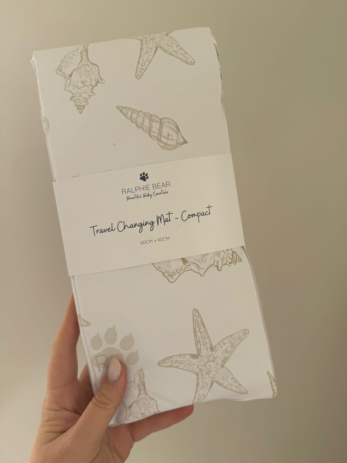 Seashell Compact Travel Mat