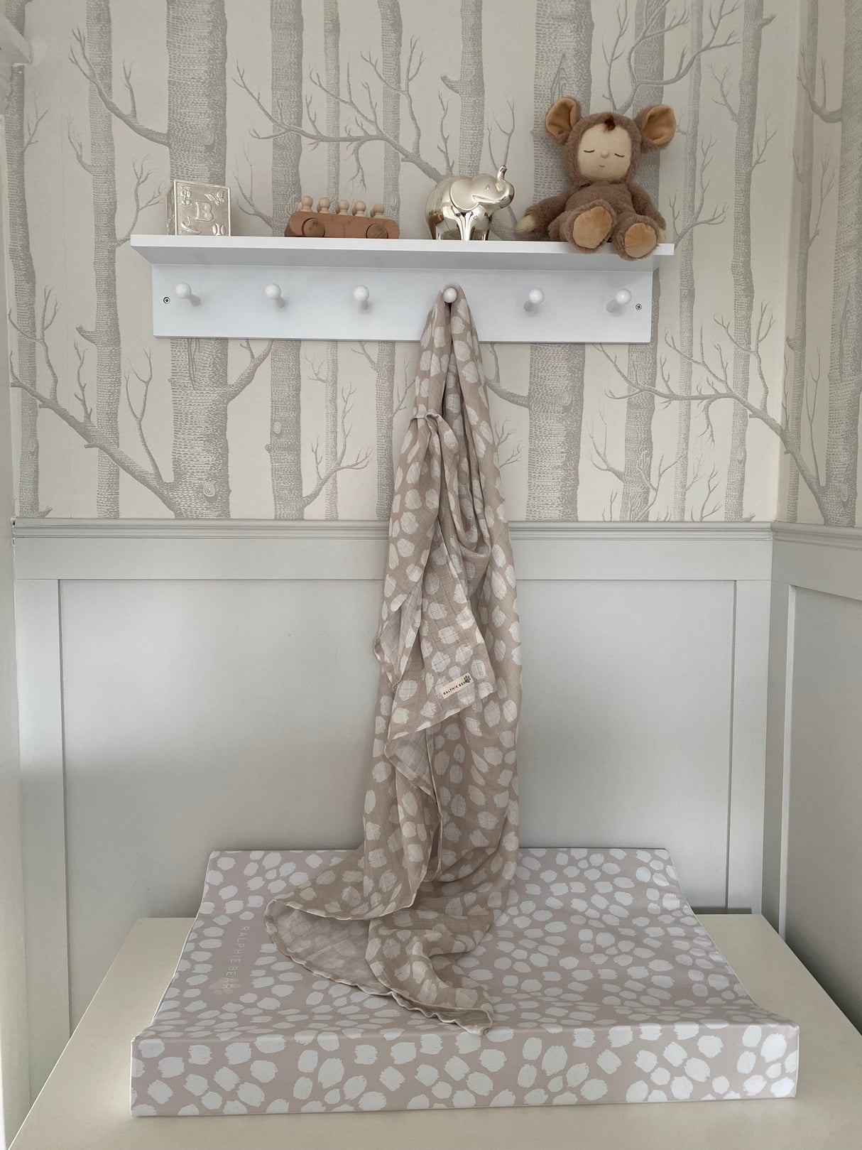 Scallop Large Swaddle Muslin
