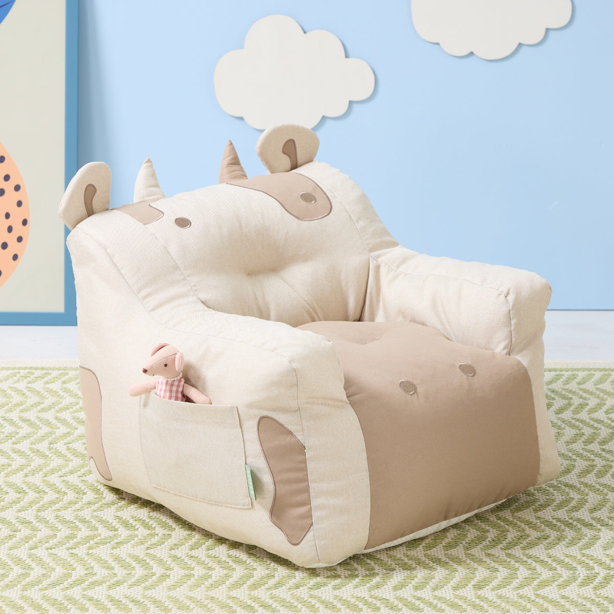Tutti Bambini Clemi Cow Beanbag Chair - Good Life