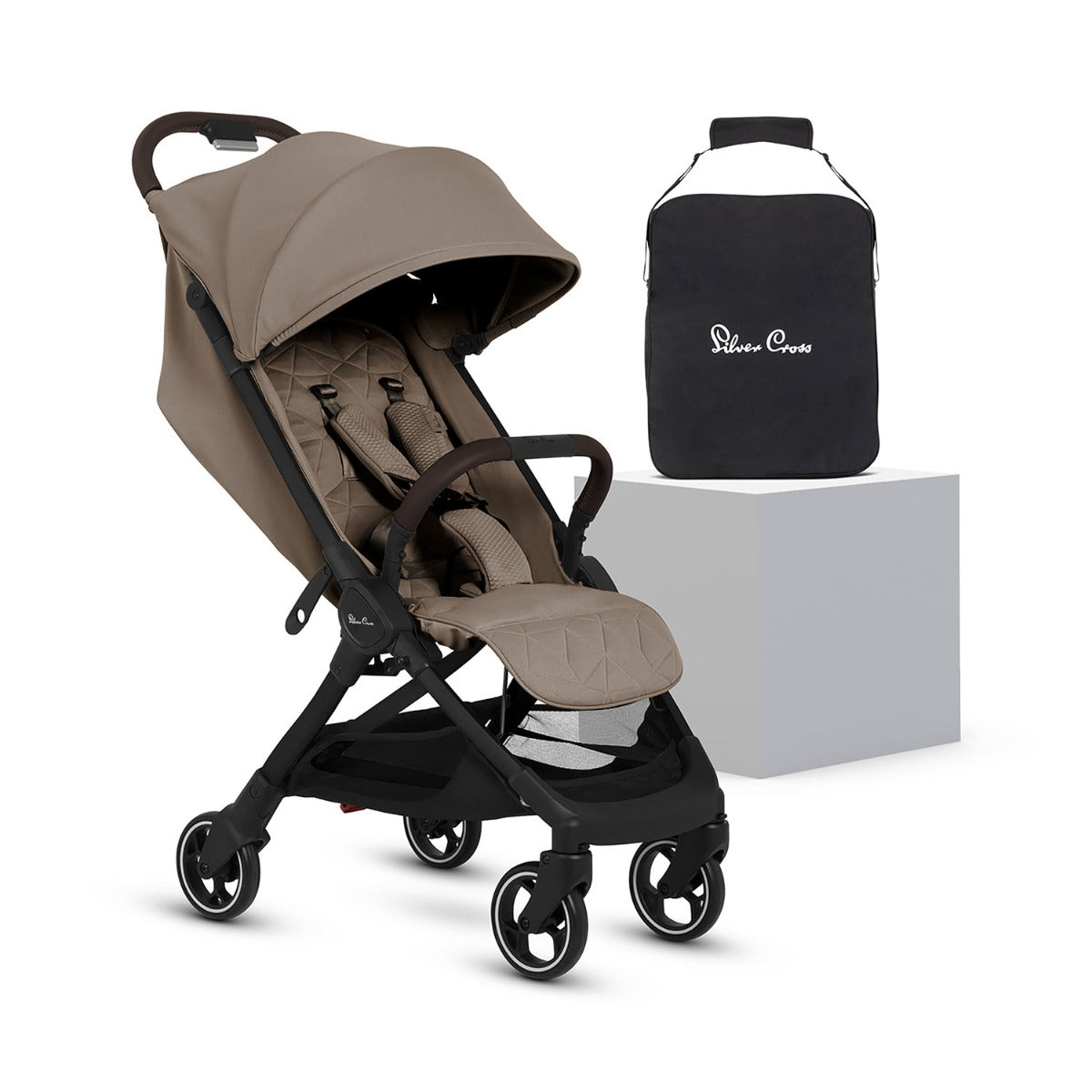 Silver Cross Clic 2 Compact Stroller - Cobble
