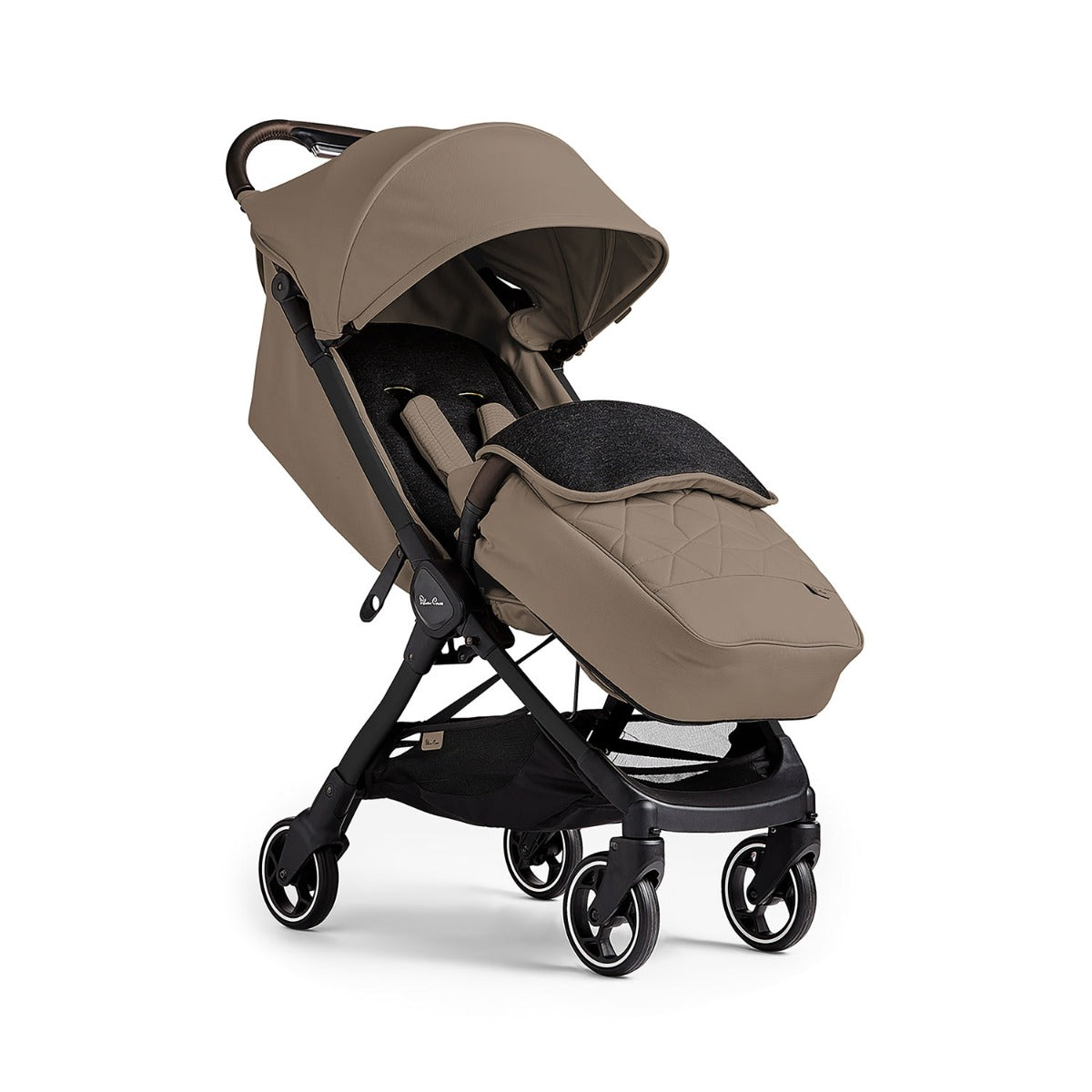 Silver Cross Clic 2 Compact Stroller & Footmuff - Cobble