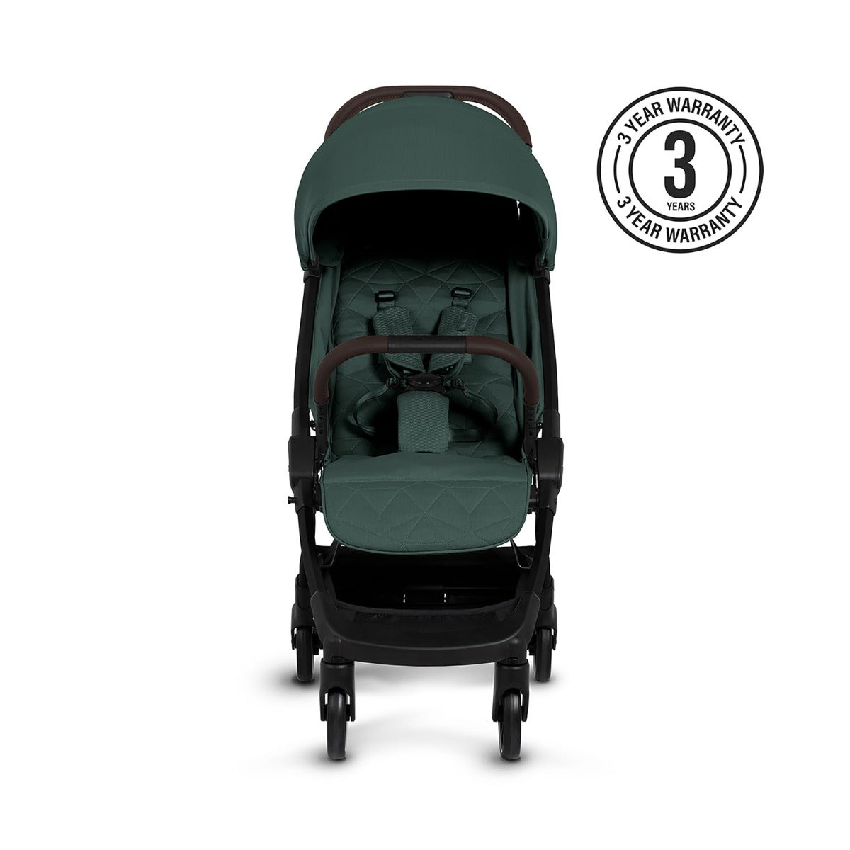 Silver Cross Clic 2 Compact Stroller & Footmuff - Conifer