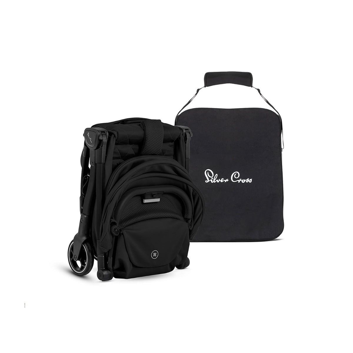 Silver Cross Clic 2 Compact Stroller & Footmuff - Space