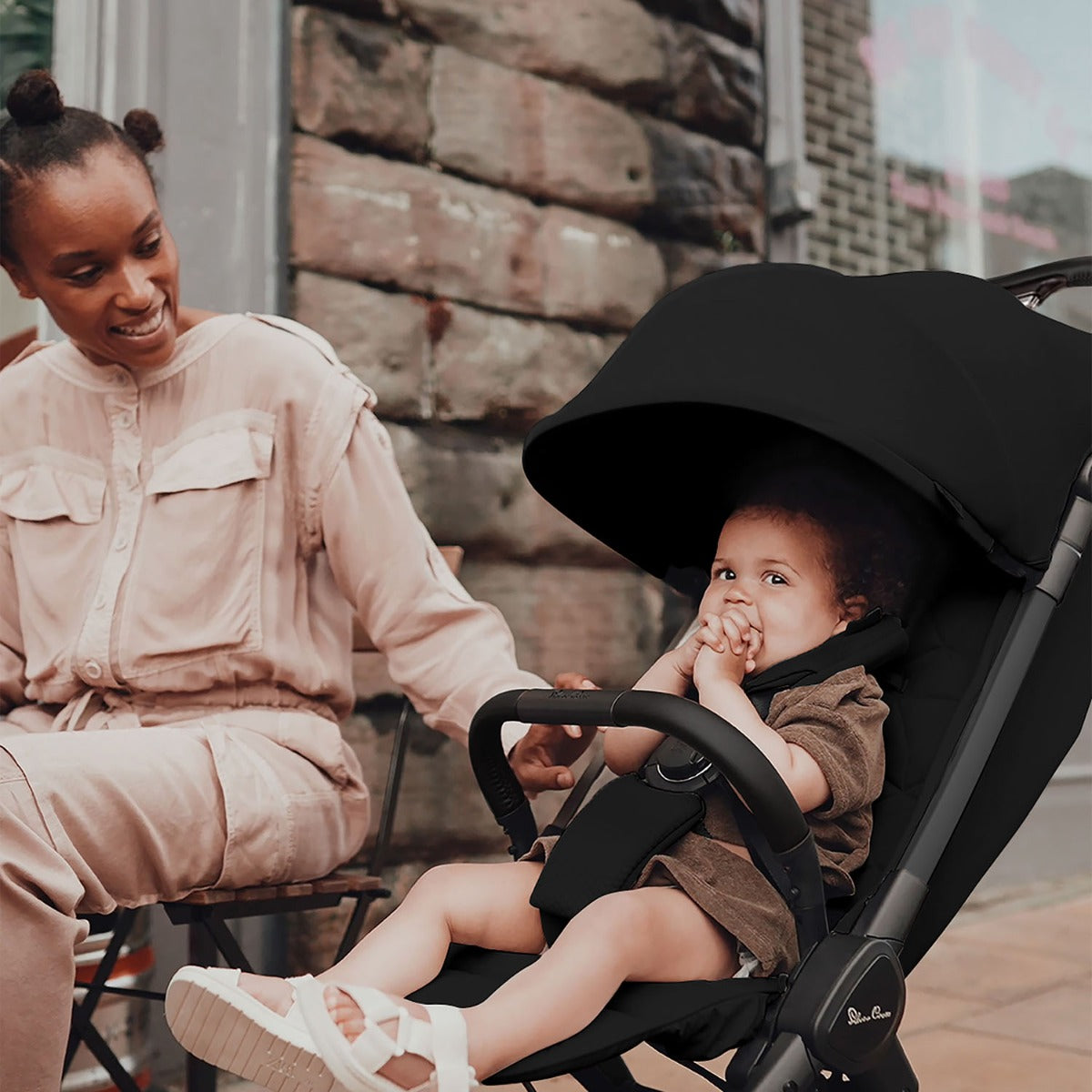 Silver Cross Clic 2 Compact Stroller & Footmuff - Space