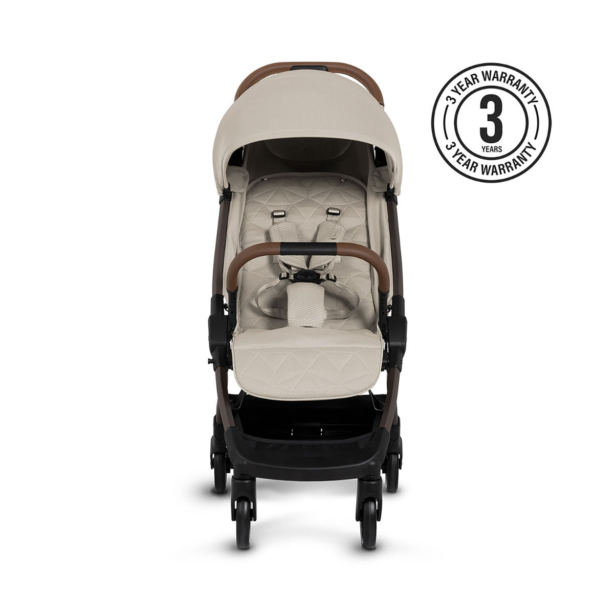 Silver Cross Clic 2 Compact Stroller - Latte