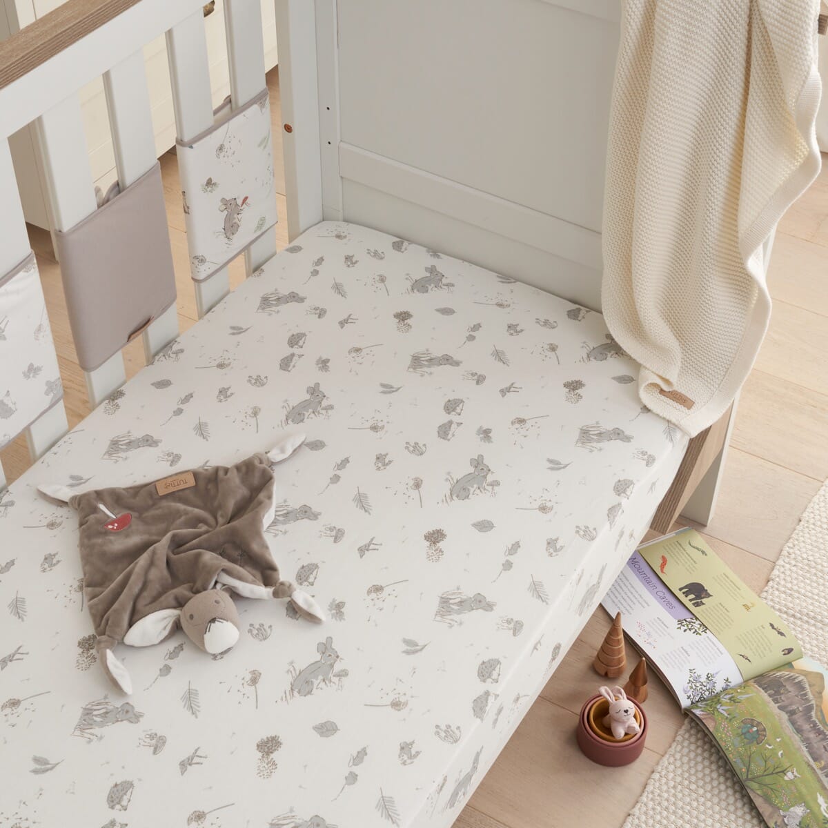 Tutti Bambini Cot Bed Fitted Sheets 2pk - Cocoon