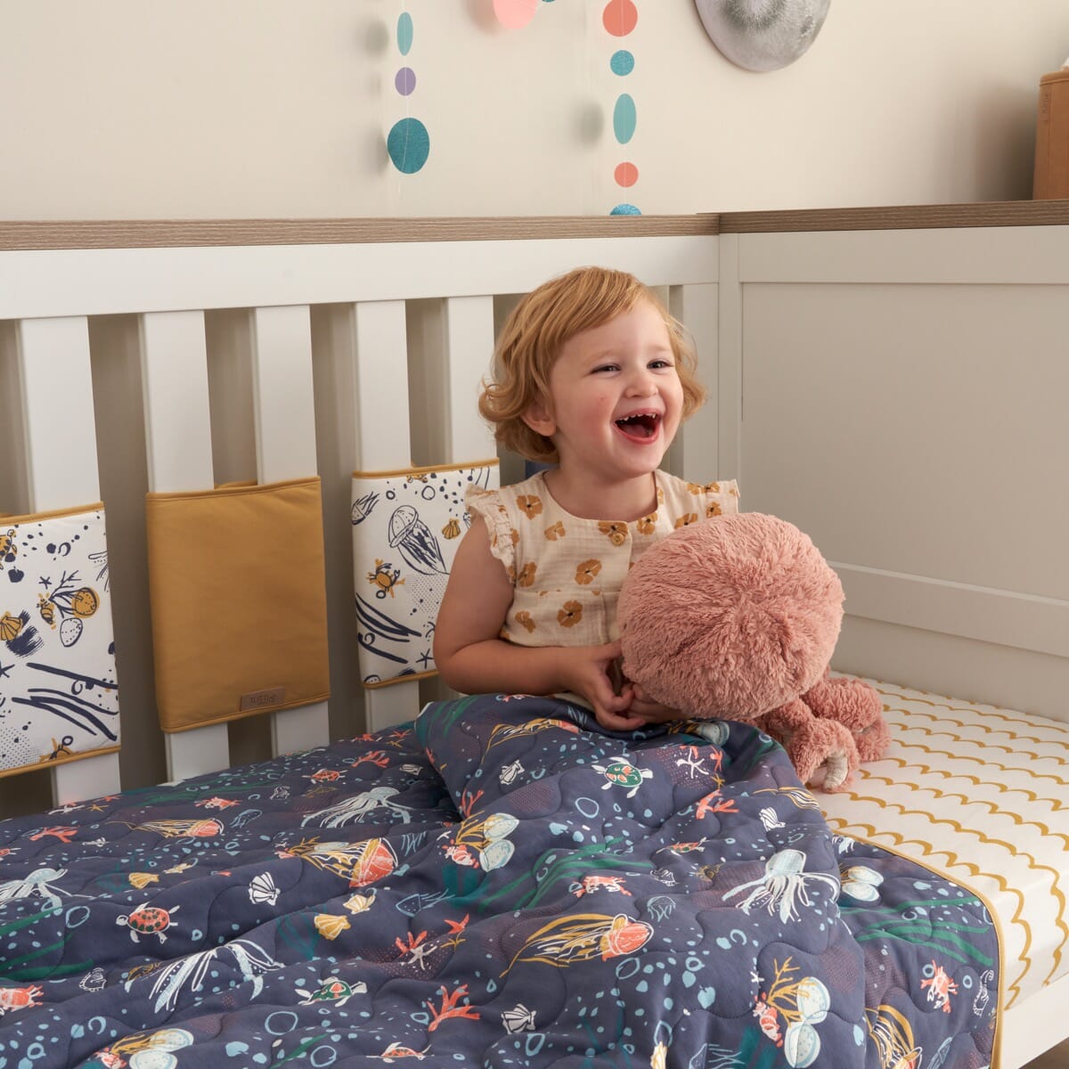 Tutti Bambini Cot/Cot Bed Coverlet - Our Planet