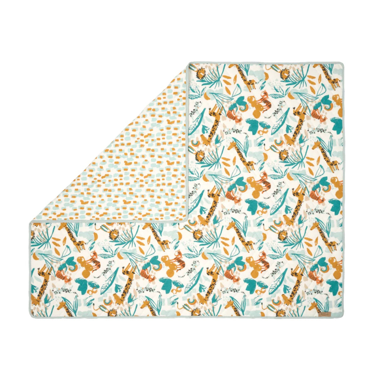 Tutti Bambini Cot/Cot Bed Coverlet - Run Wild