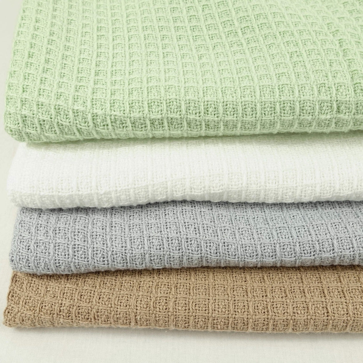 Cotton Waffle Baby Blanket