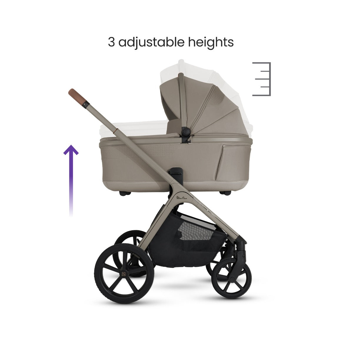 Silver Cross Cove Complete Stroller & Accessory Bundle - Champagne