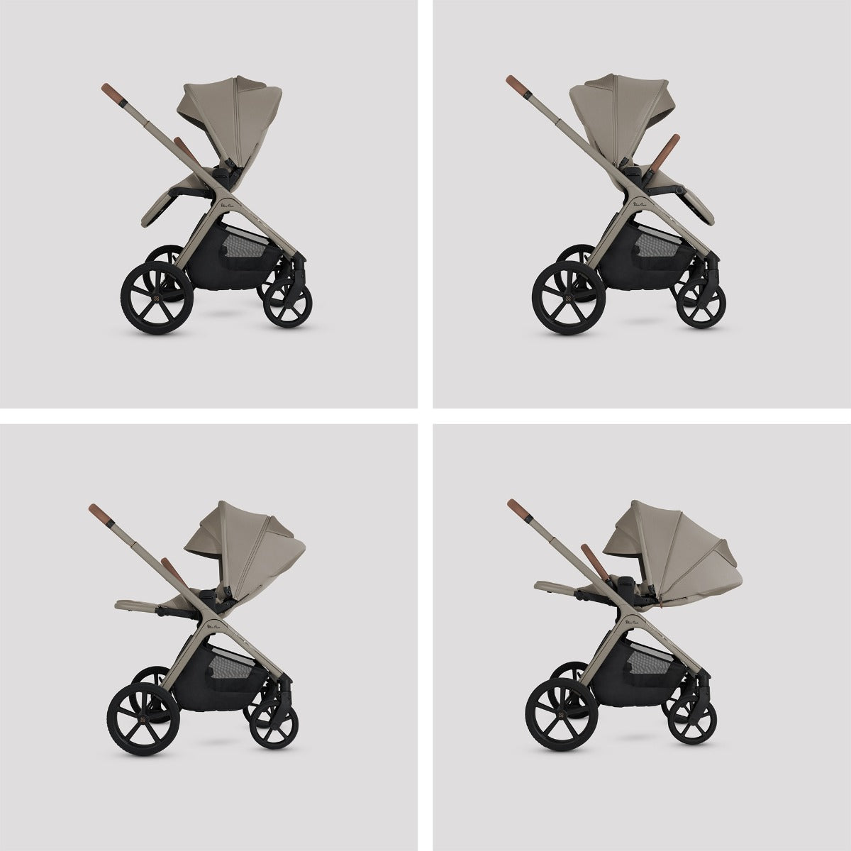 Silver Cross Cove Complete Stroller & Accessory Bundle - Champagne