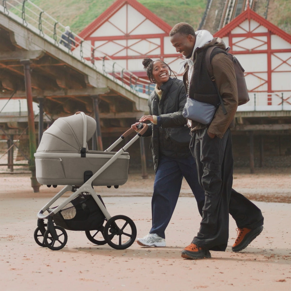 Silver Cross Cove Complete Stroller & Accessory Bundle - Champagne