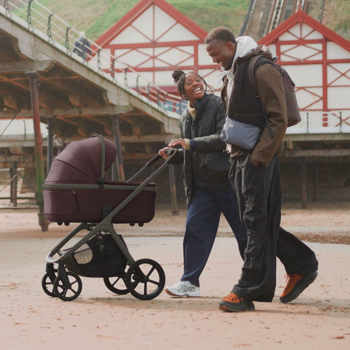 Silver Cross Cove Complete Stroller & Accessory Bundle - Damson