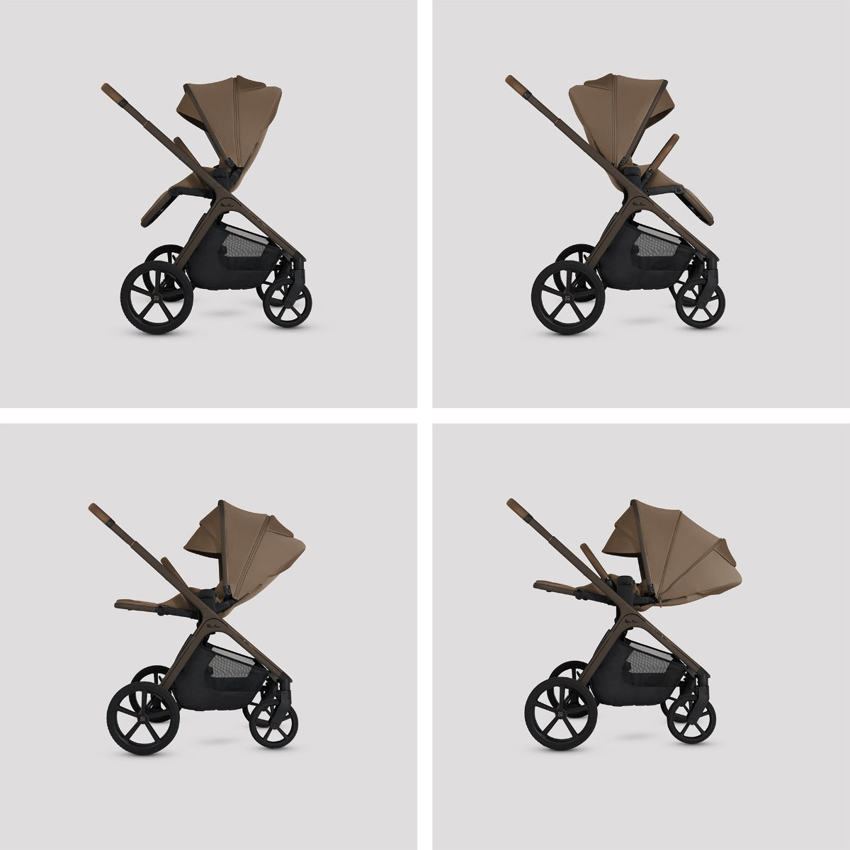 Silver Cross Cove Complete Stroller & Accessory Bundle - Maple