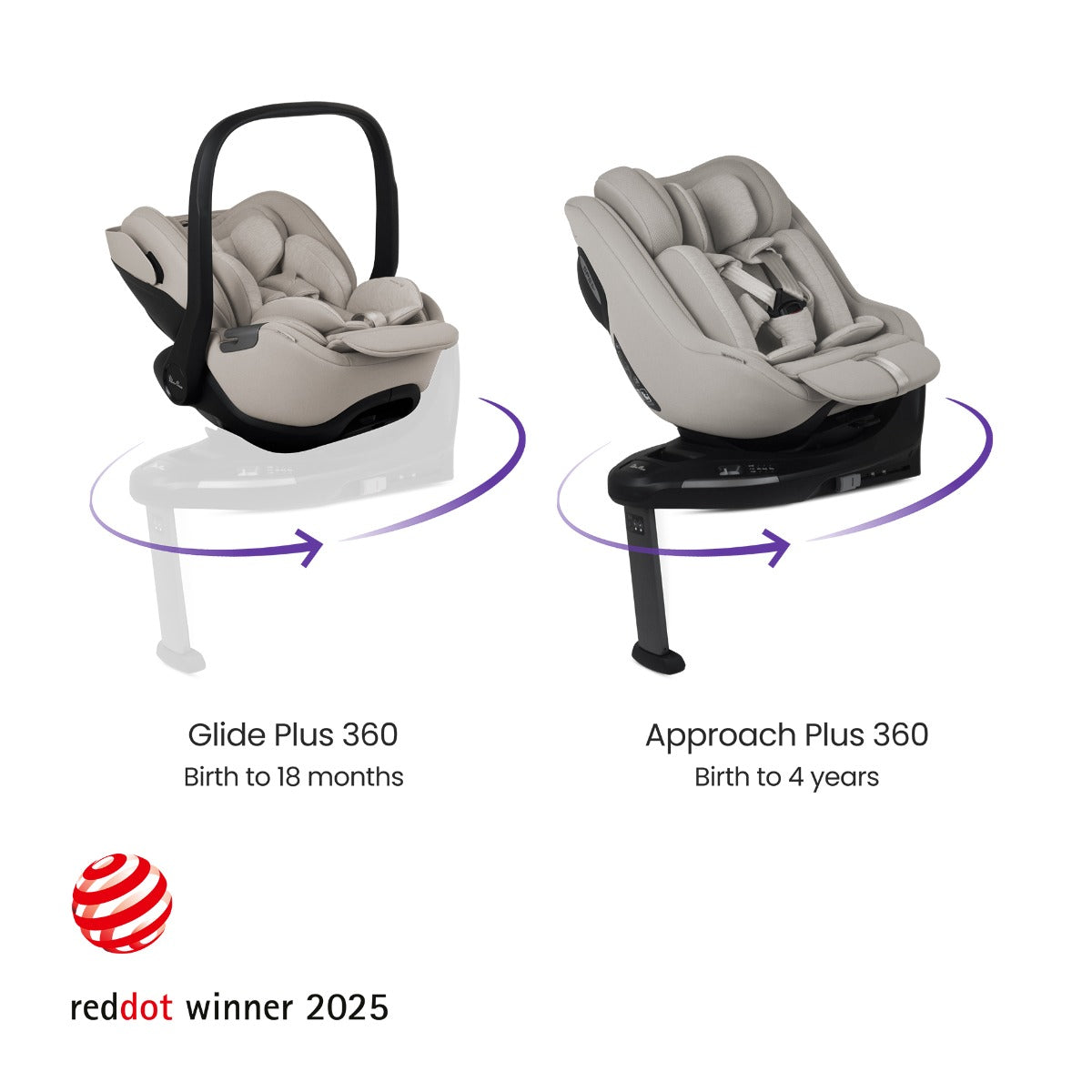 Silver Cross Cove Ultimate 360 Family Car Seat Bundle - Maple