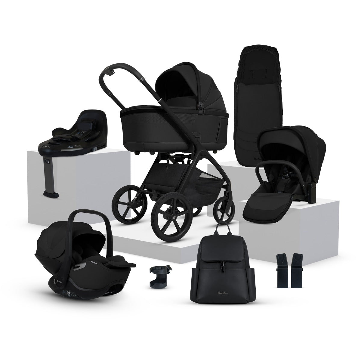 Silver Cross Cove Ultimate 360 Car Seat Bundle - Onyx