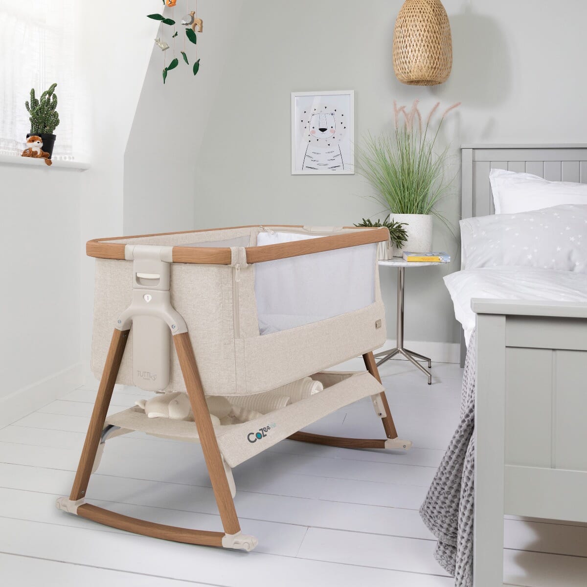 Tutti Bambini CoZee Rocking Bars - Scandinavian Walnut
