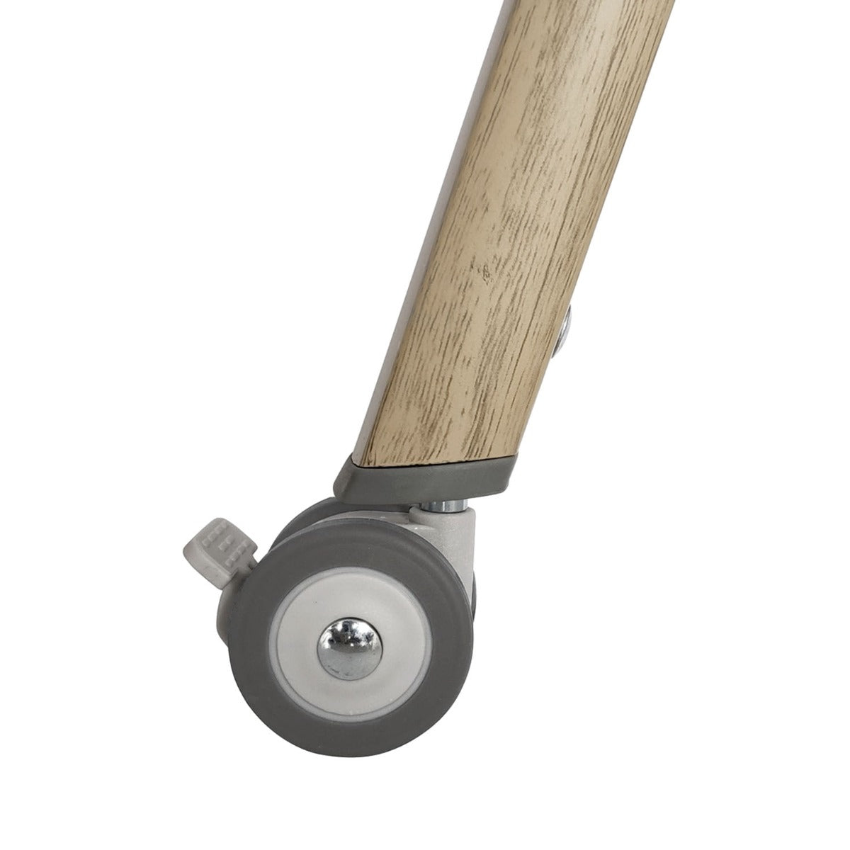 Tutti Bambini CoZee Air Bedside Crib - Oak and Silver