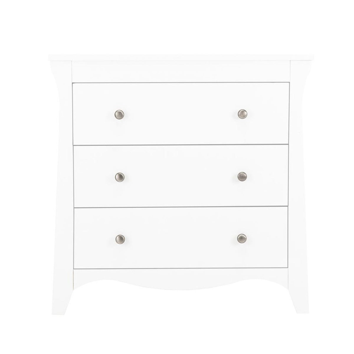 CuddleCo Clara 3 Drawer Dresser & Changer - White