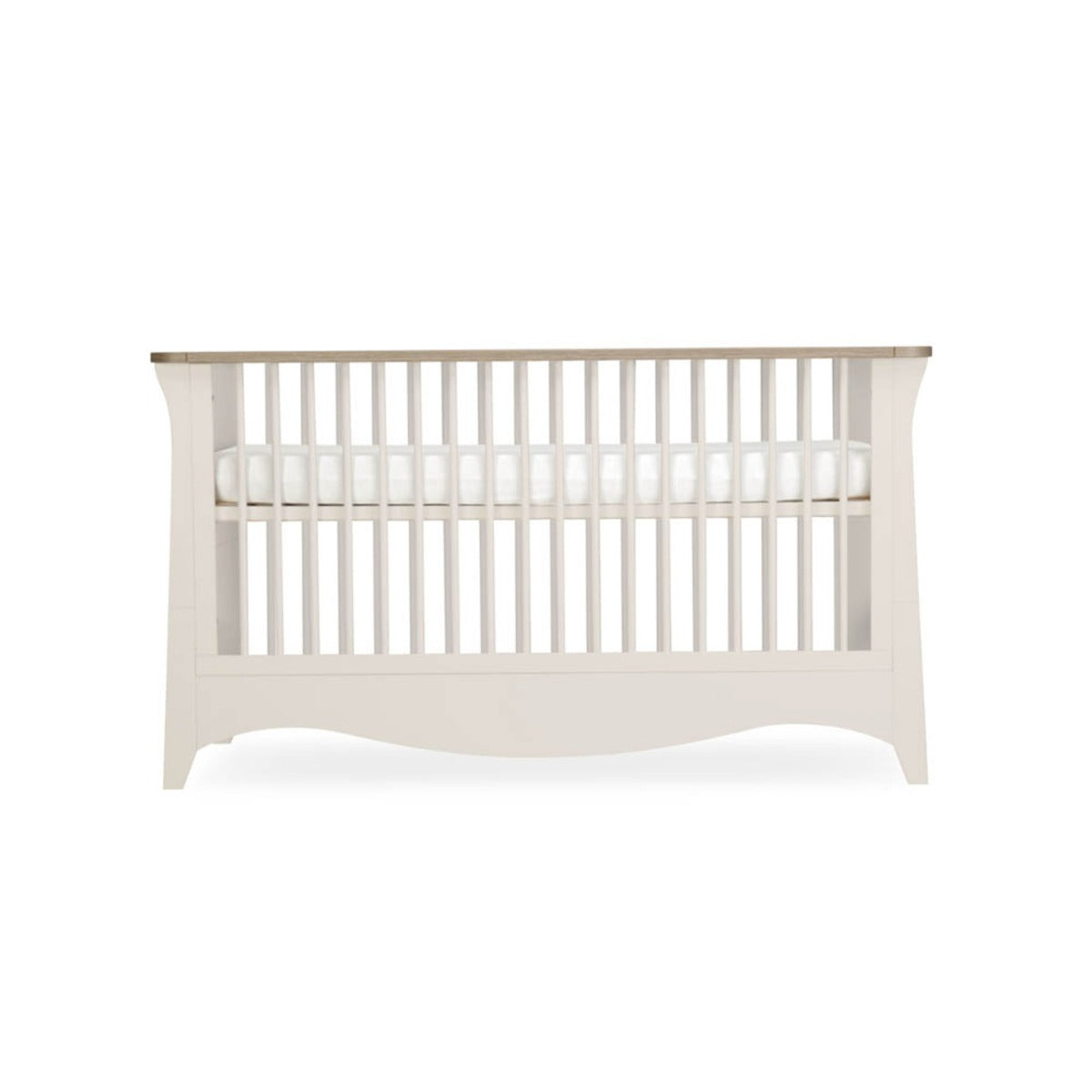 CuddleCo Clara 3 Piece Nursery Furniture Set (Cot Bed, Dresser & Wardrobe) - Cashmere and Ash