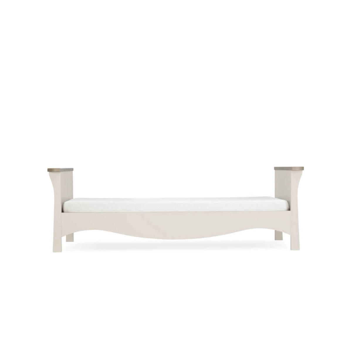 CuddleCo Clara 2 Piece Nursery Furniture Set (Cot Bed & Dresser) - Cashmere and Ash