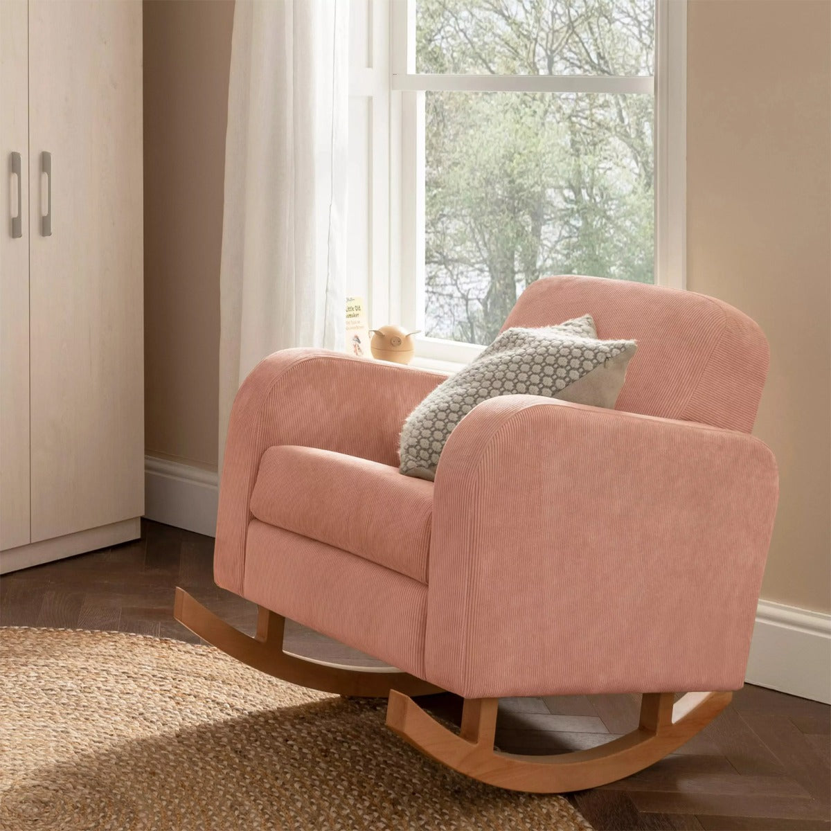 CuddleCo Etta Nursing Chair - Coral