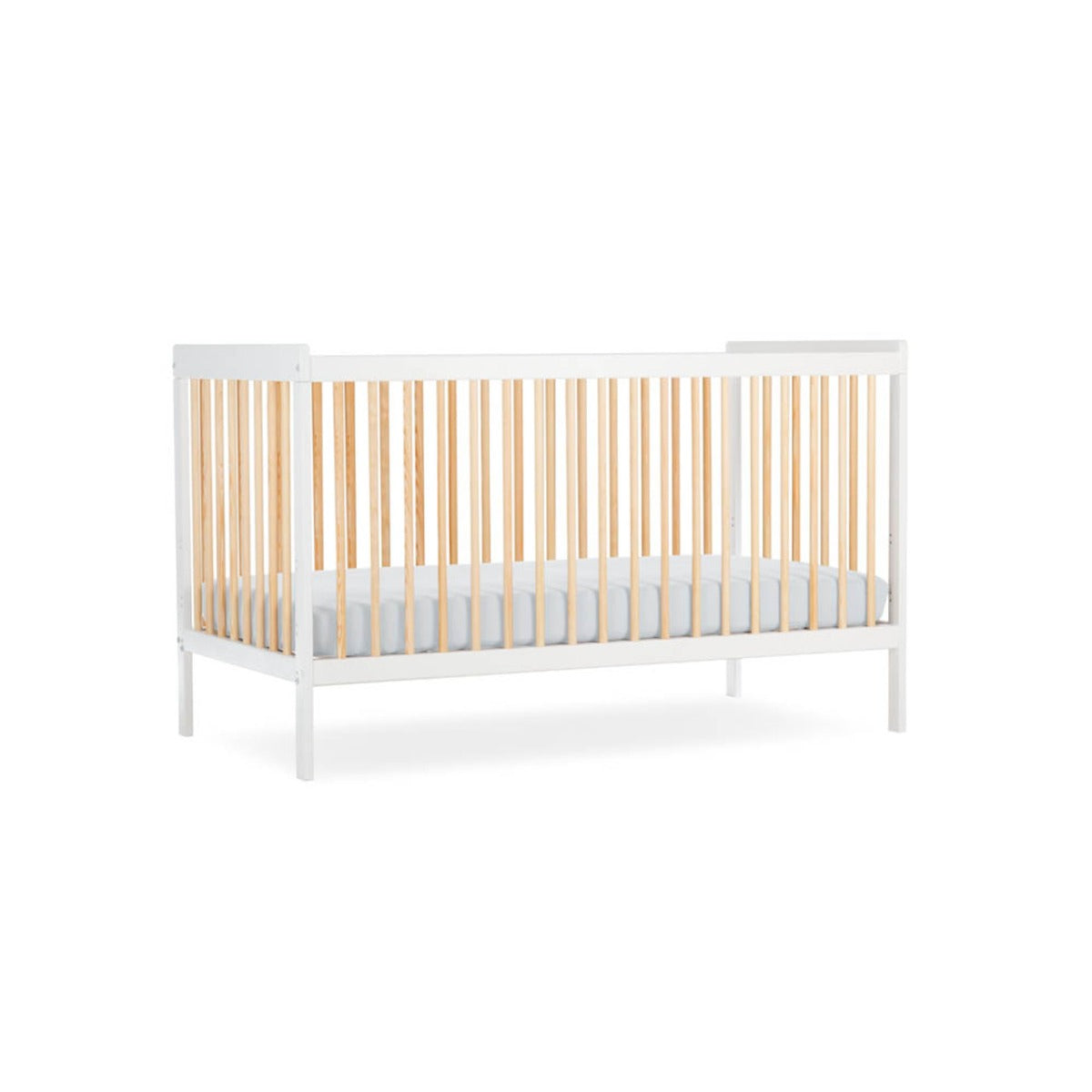 CuddleCo Nola 3 Piece Nursery Furniture Set - White and Natural