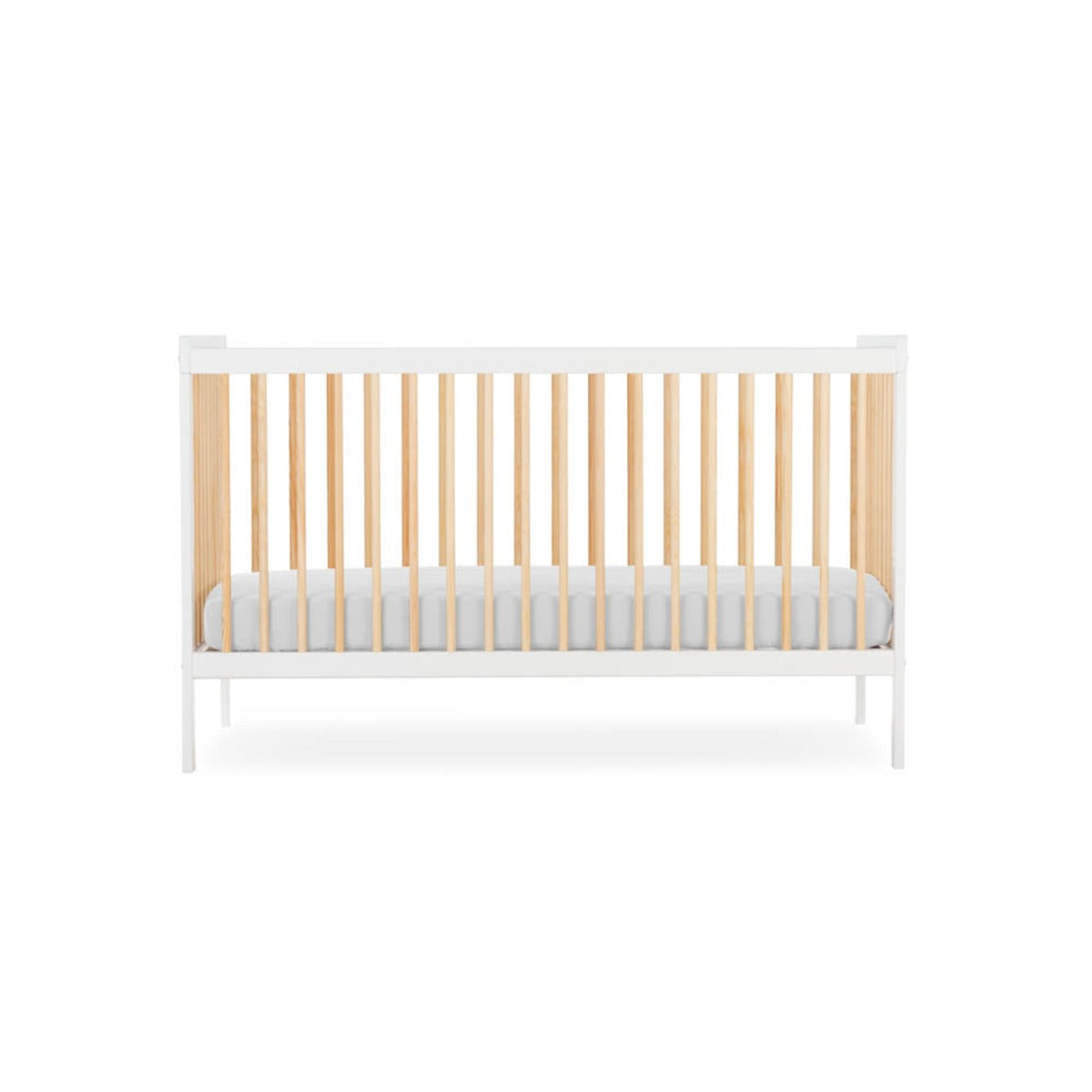 CuddleCo Nola 2 Piece Nursery Furniture Set - White and Natural
