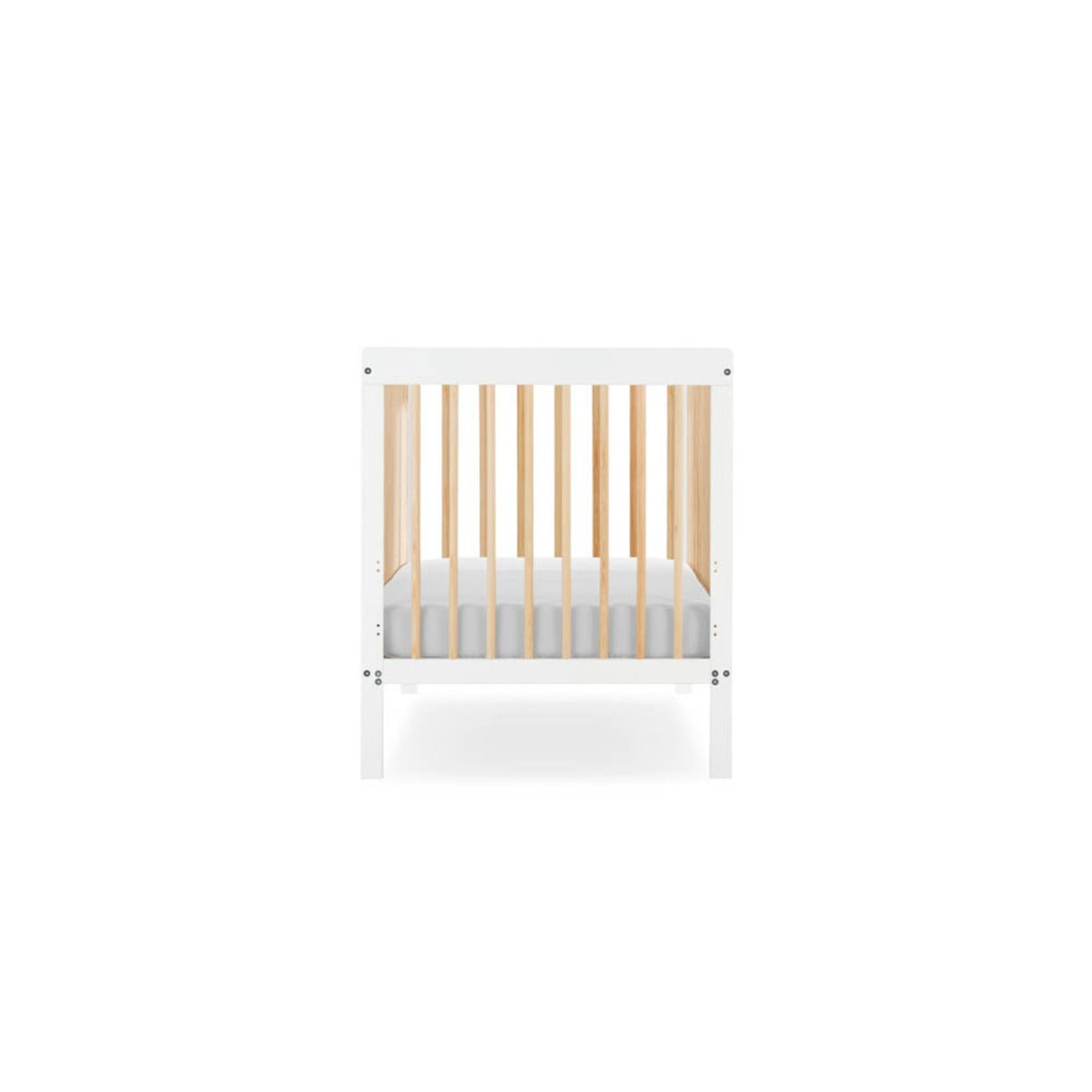 CuddleCo Nola 2 Piece Nursery Furniture Set - White and Natural