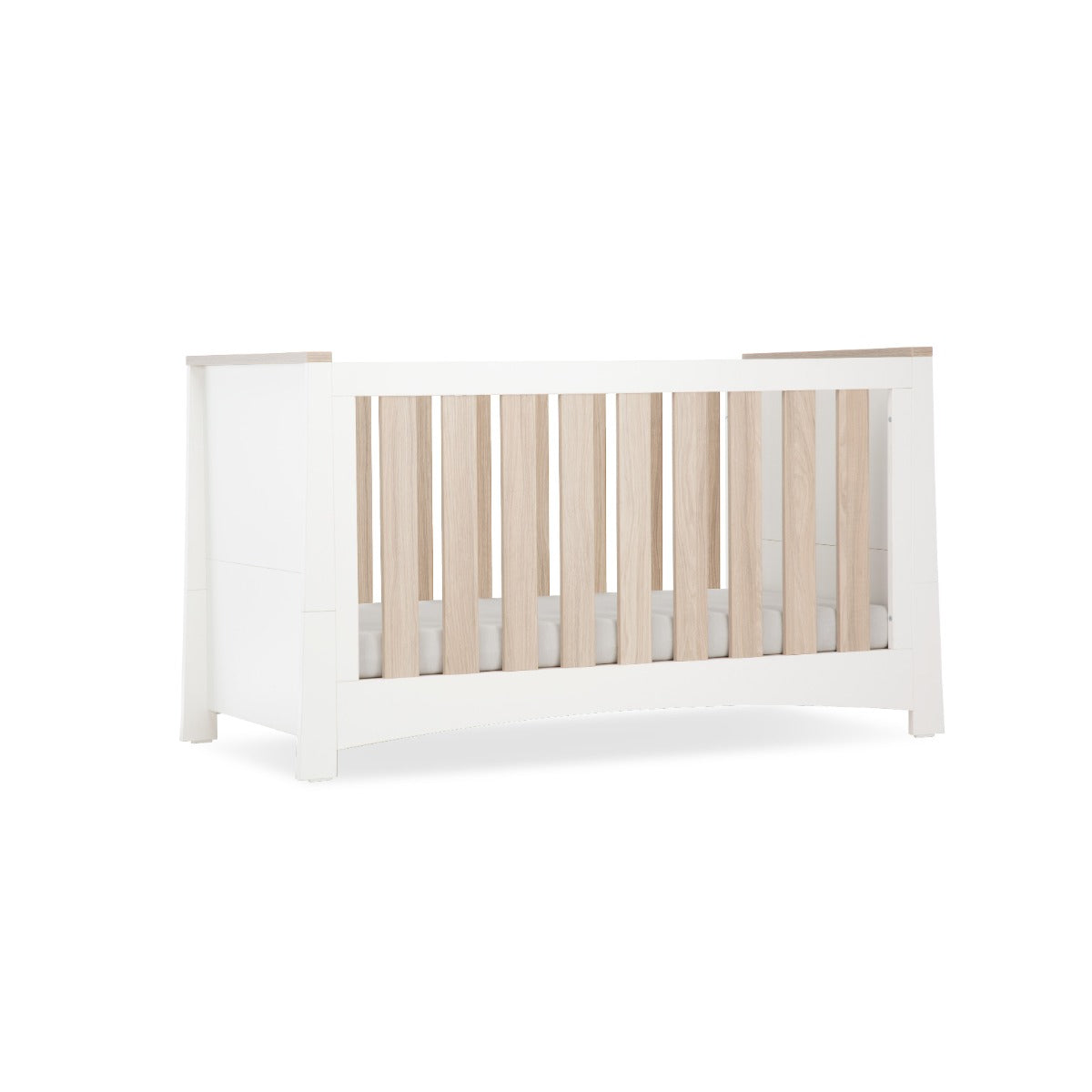 CuddleCo Ada 3 Piece Nursery Furniture Set – White and Ash