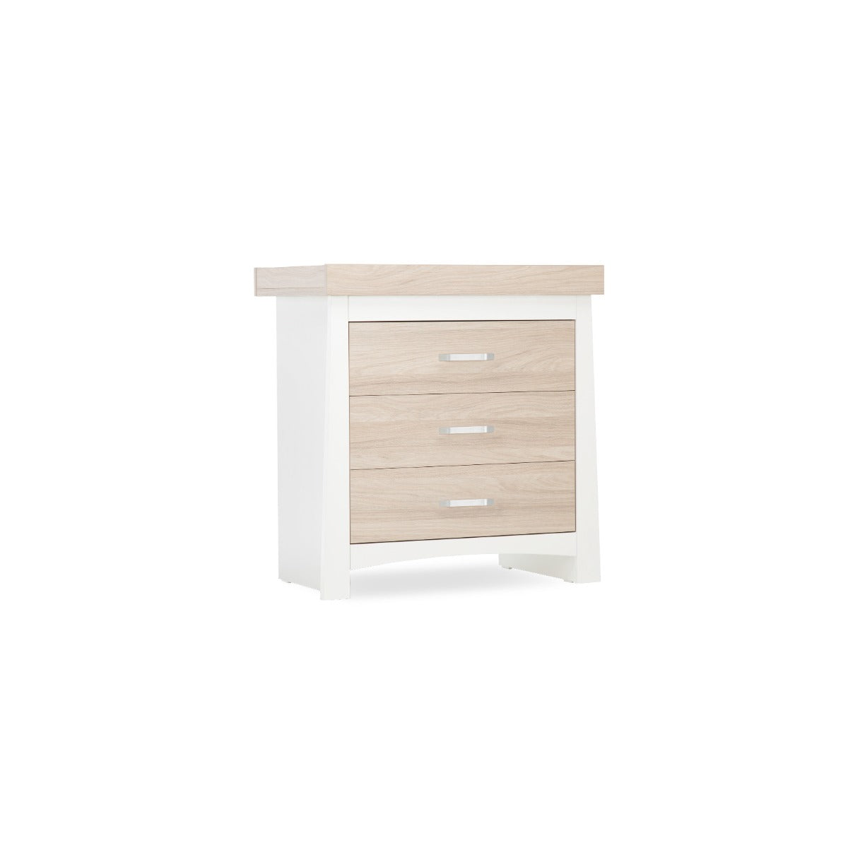CuddleCo Ada 3 Piece Nursery Furniture Set – White and Ash