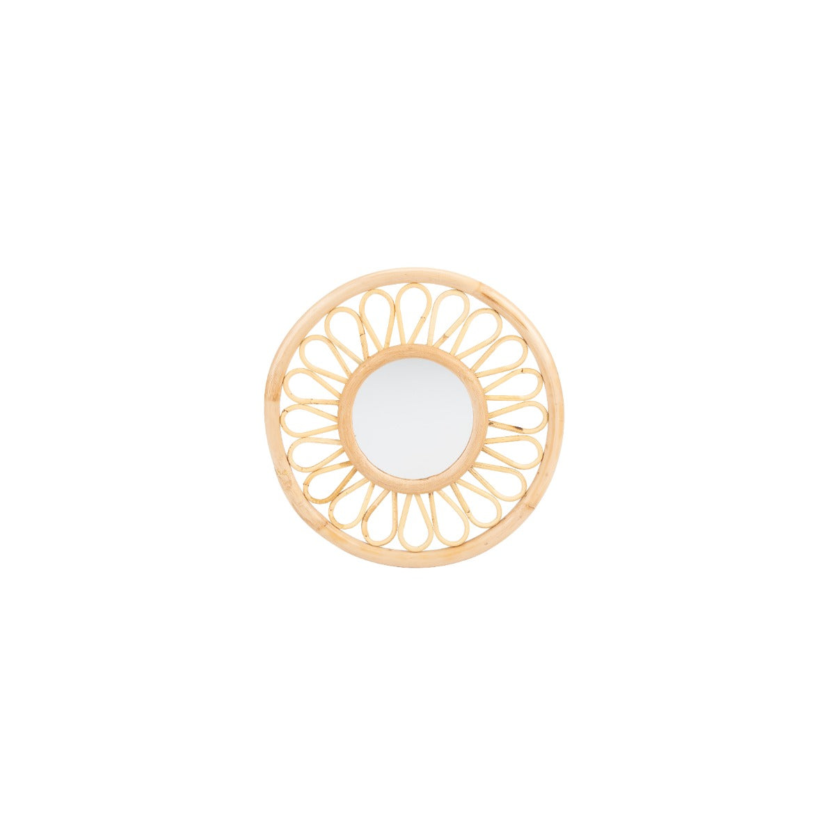 CuddleCo Aria Mirror - Rattan