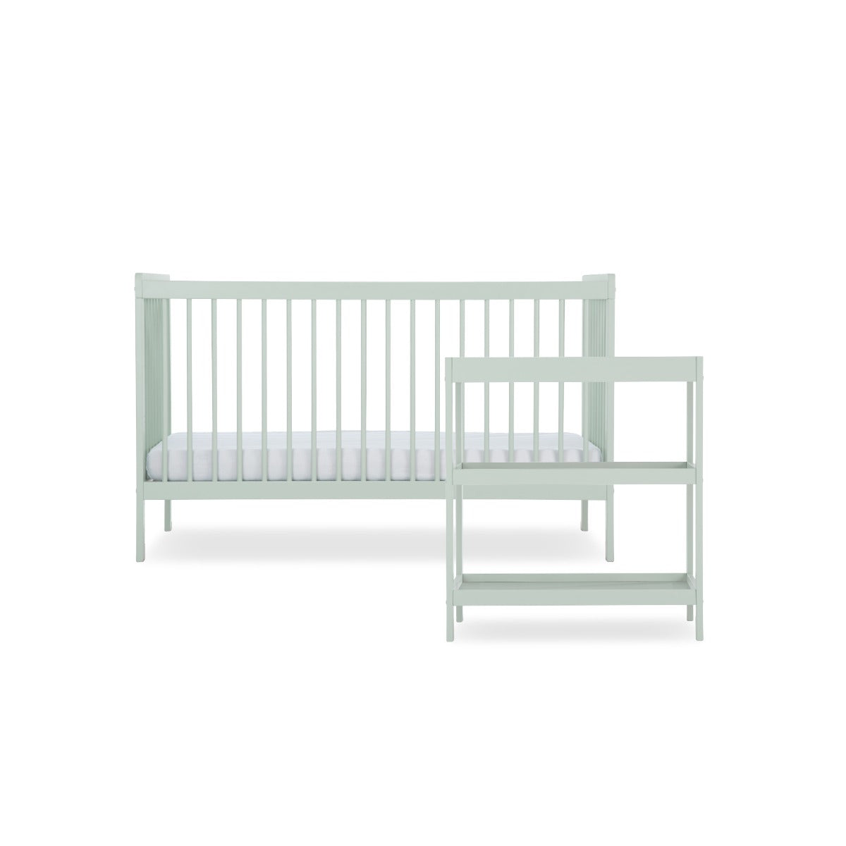 CuddleCo Nola 2 Piece Nursery Furniture Set - Sage Green