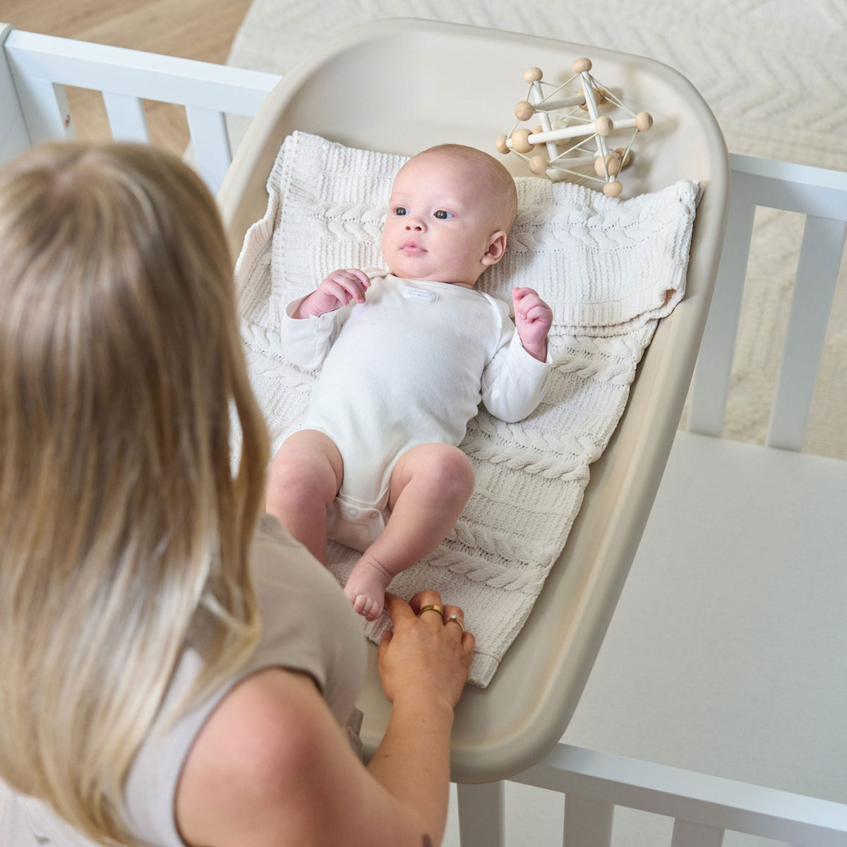 Tutti Bambini Cushi Baby Changing Mat - Cashmere