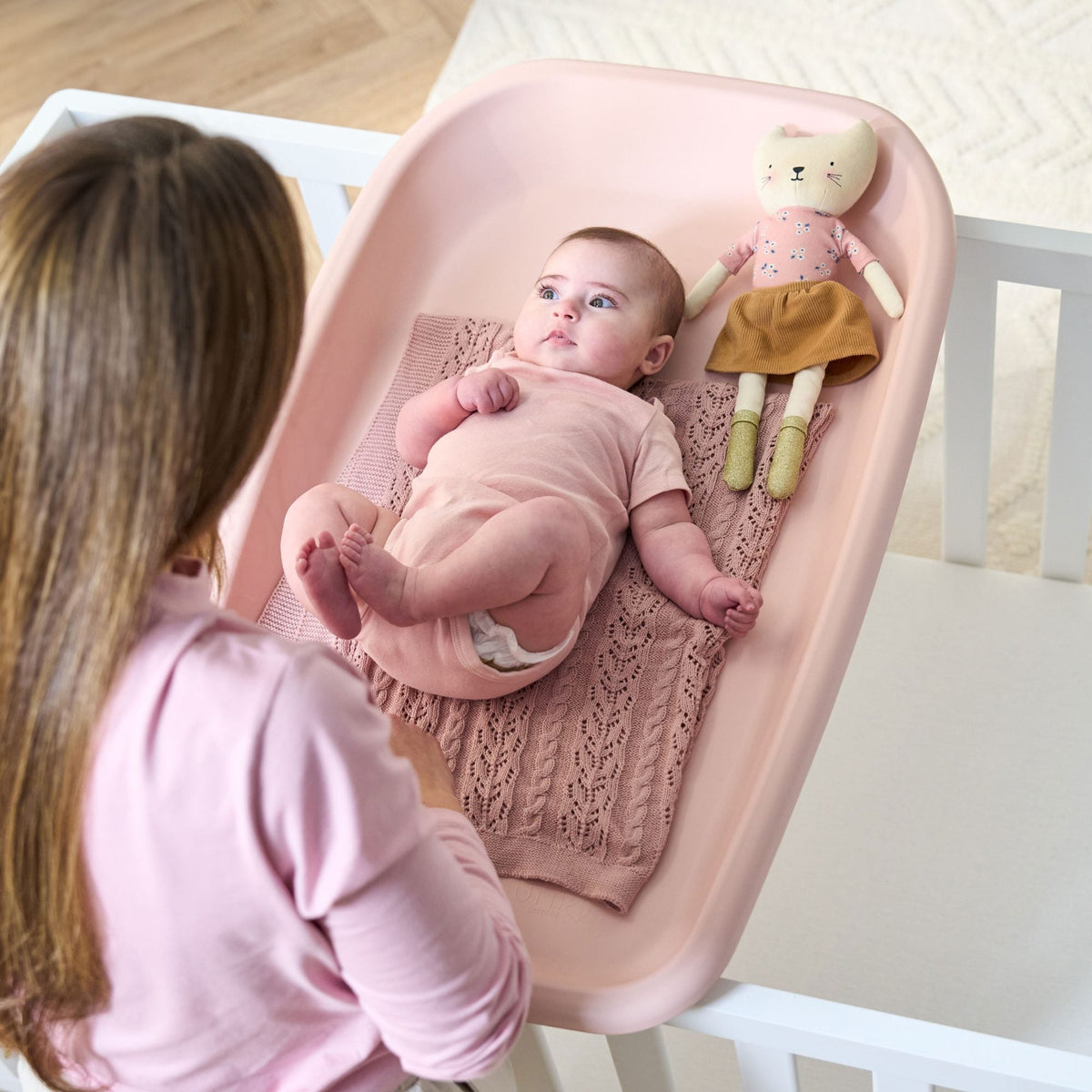 Tutti Bambini Cushi Baby Changing Mat - Petal